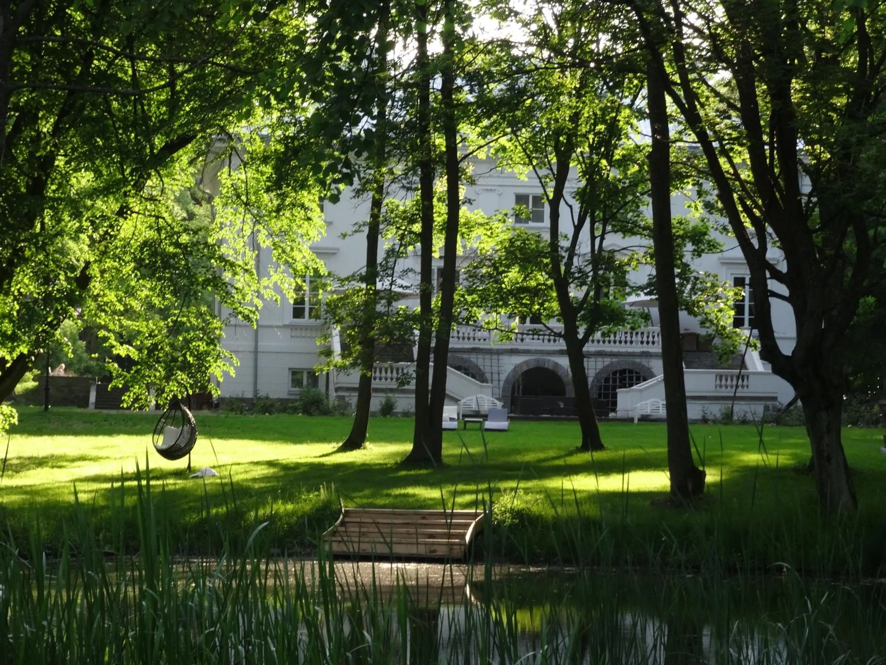 Natural landscape in Pałac Cieleśnica