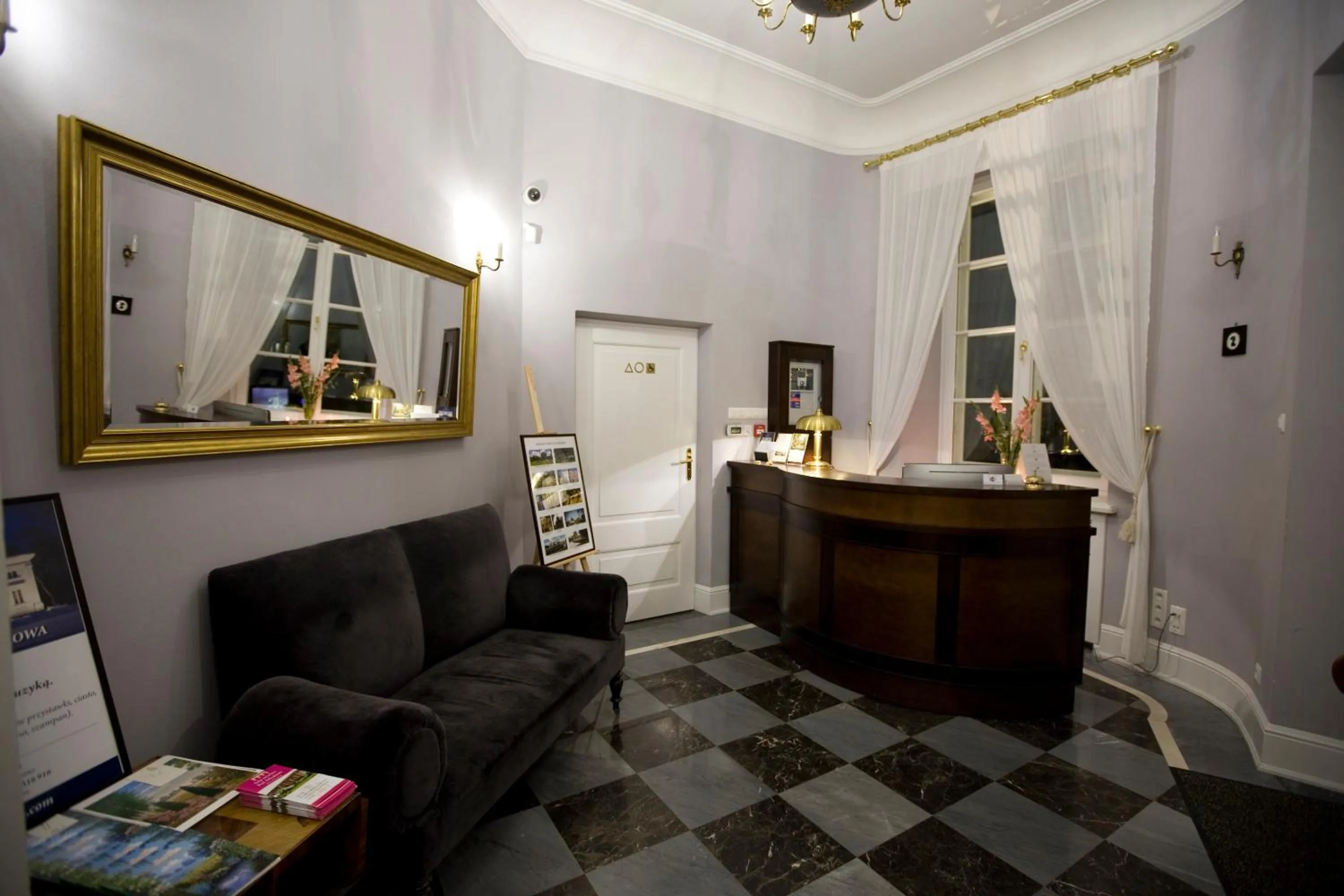 Lobby or reception in Pałac Cieleśnica