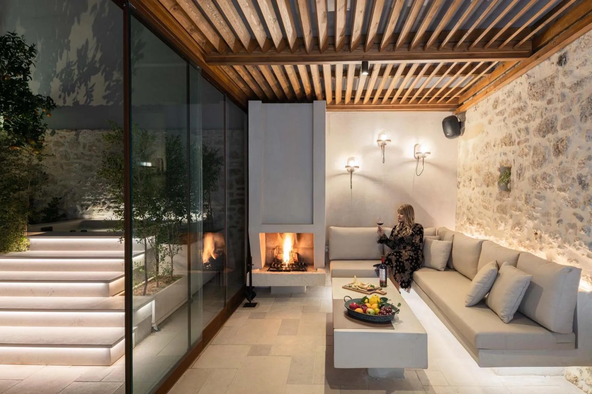 Seating area in Inotropes Boutique Suites - Adults Only