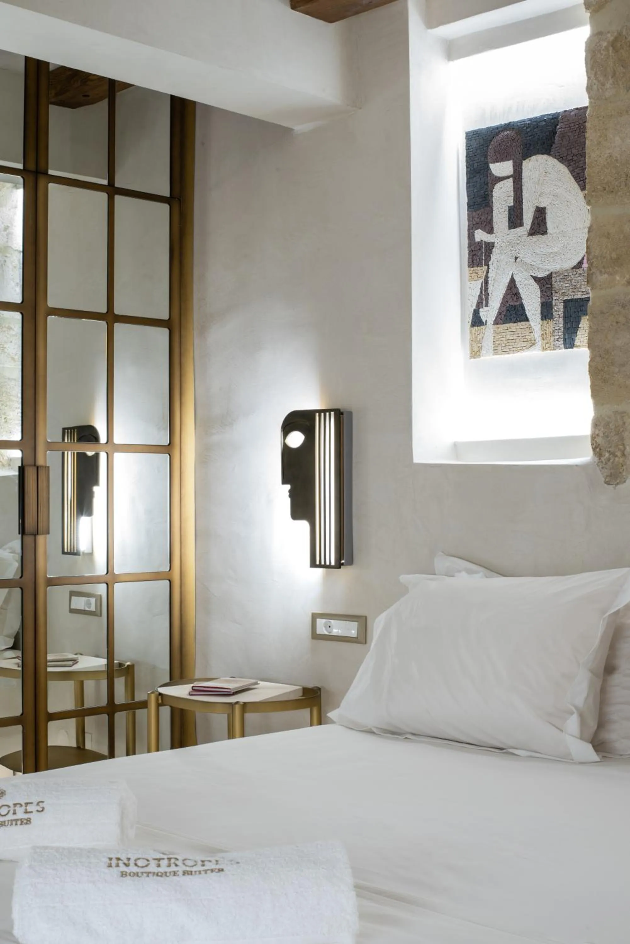 Bedroom, Bed in Inotropes Boutique Suites - Adults Only