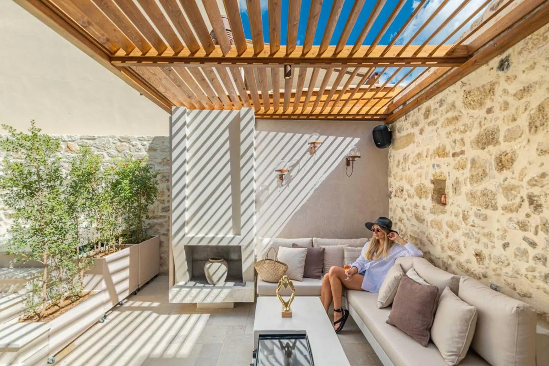 Patio in Inotropes Boutique Suites - Adults Only