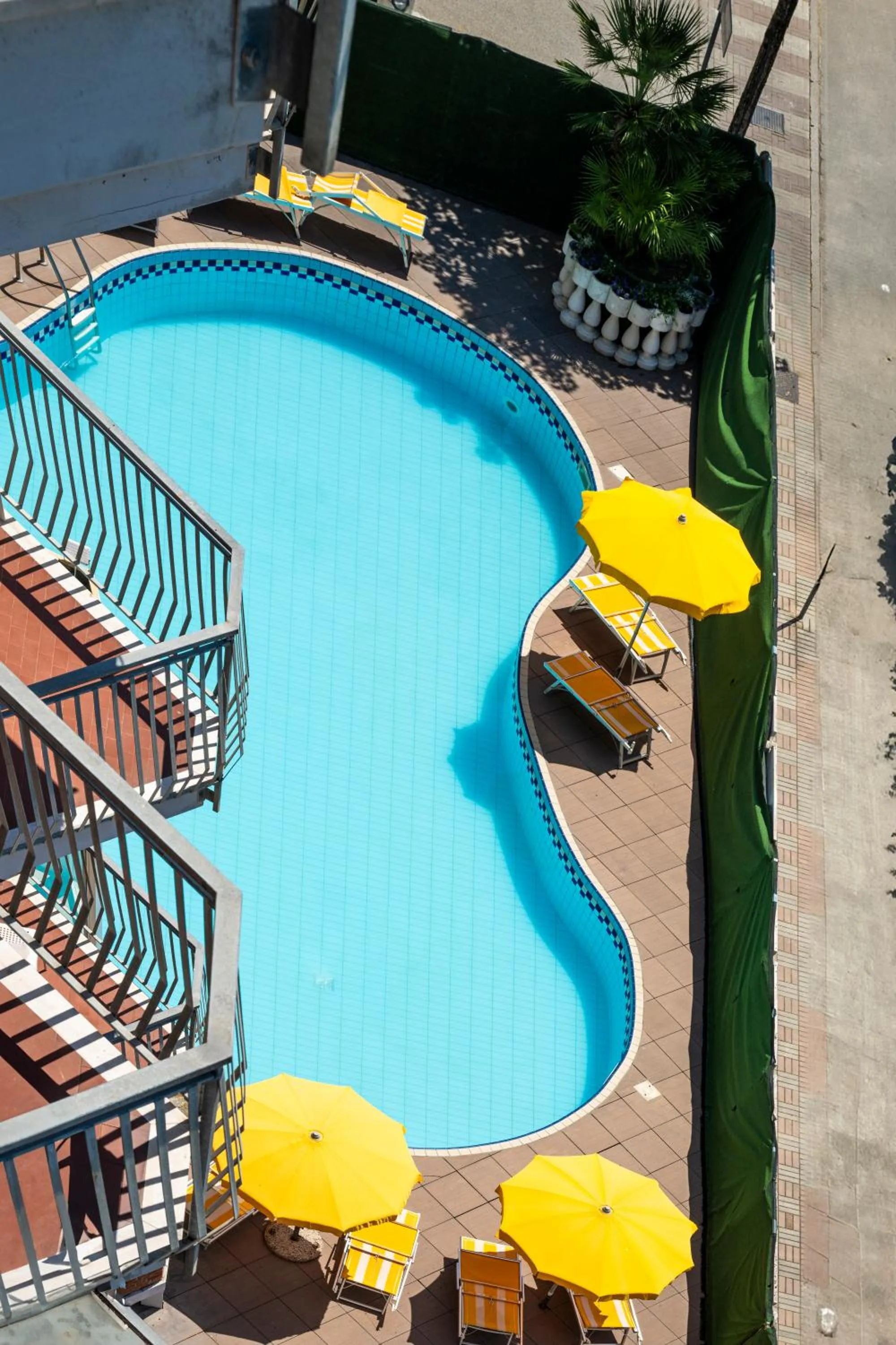 Pool view in Hotel La Siesta