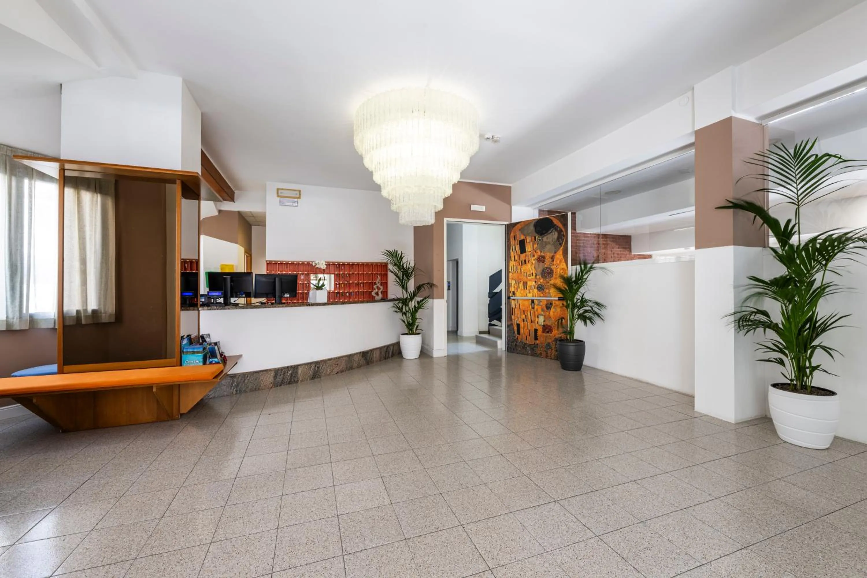 Lobby or reception in Hotel La Siesta