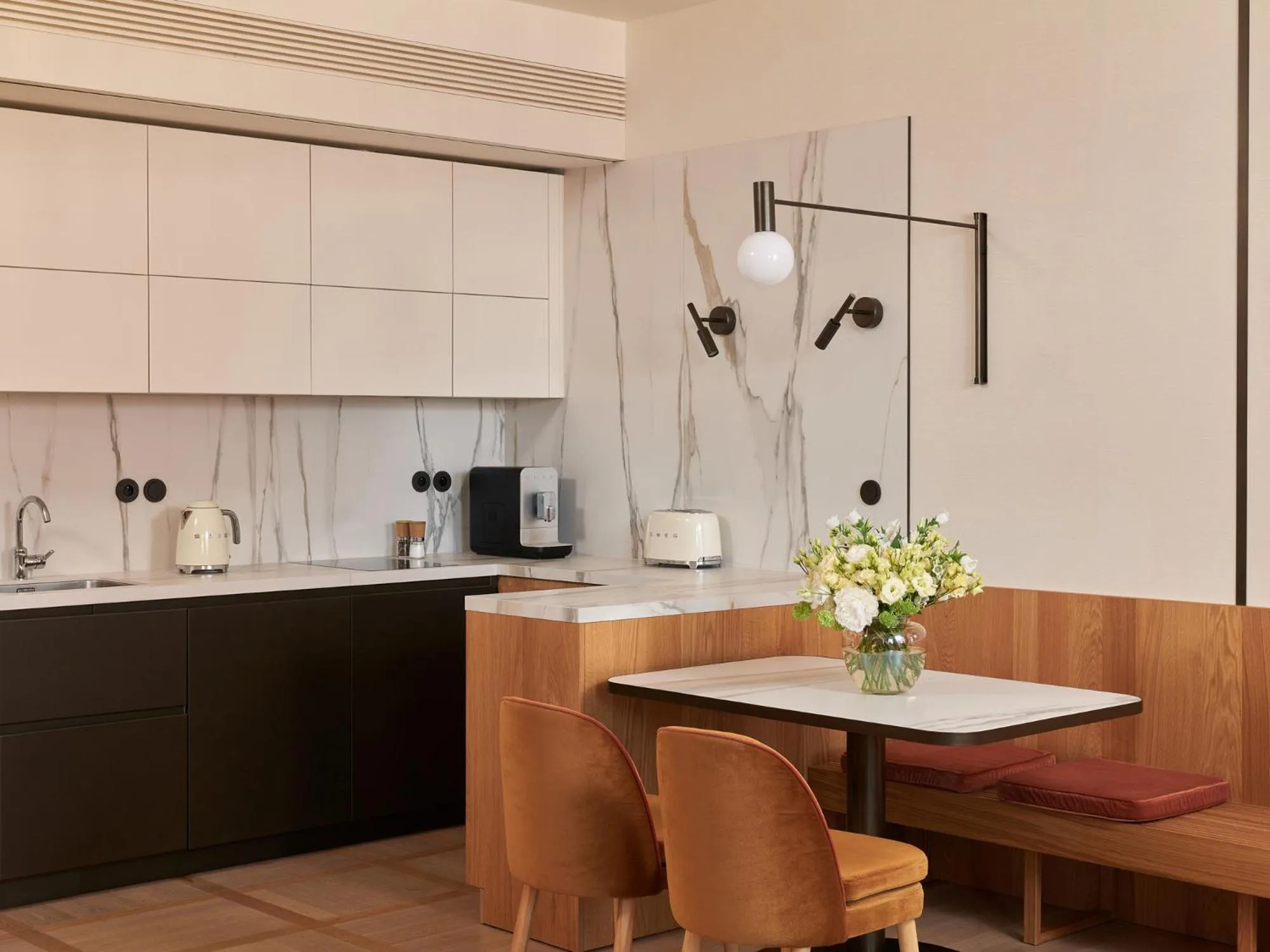 kitchen in The Julius Prague