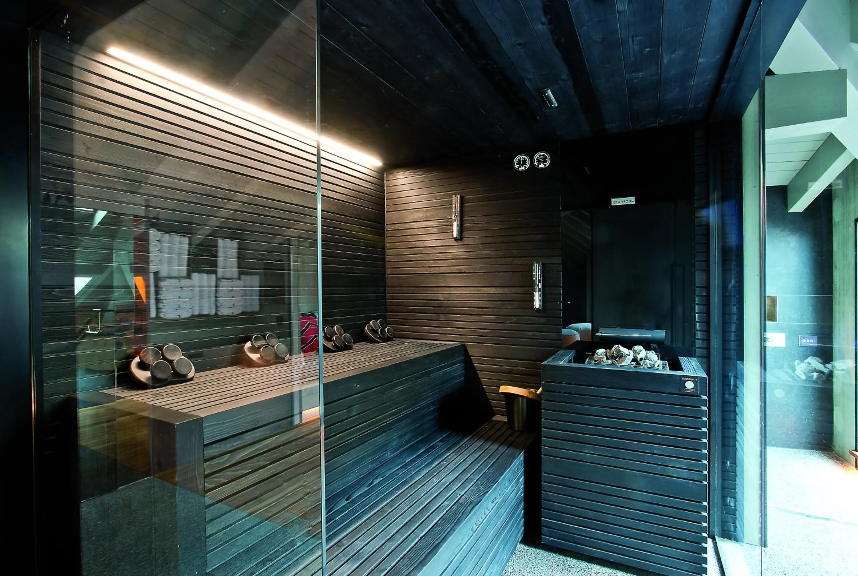 Sauna in Areadocks Boutique Hotel