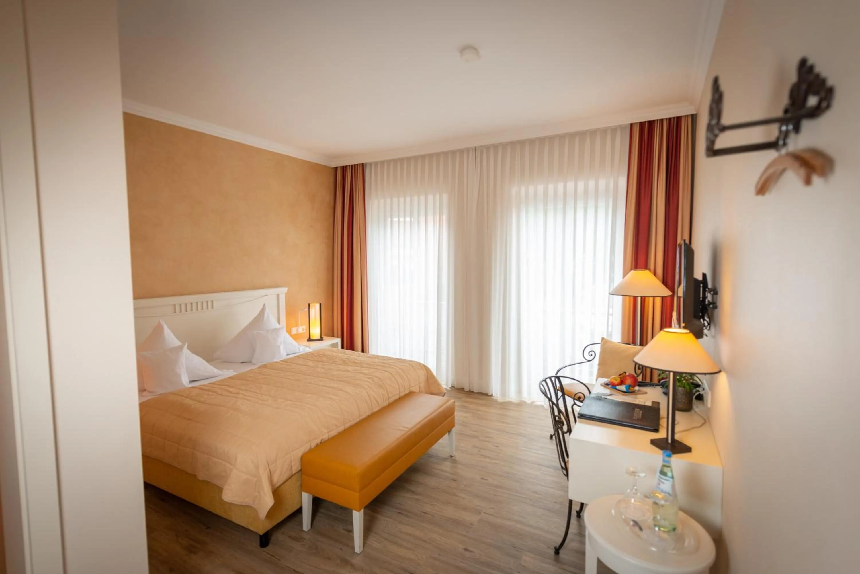 Photo of the whole room, Bed in Hotel & Restaurant Alte Schule