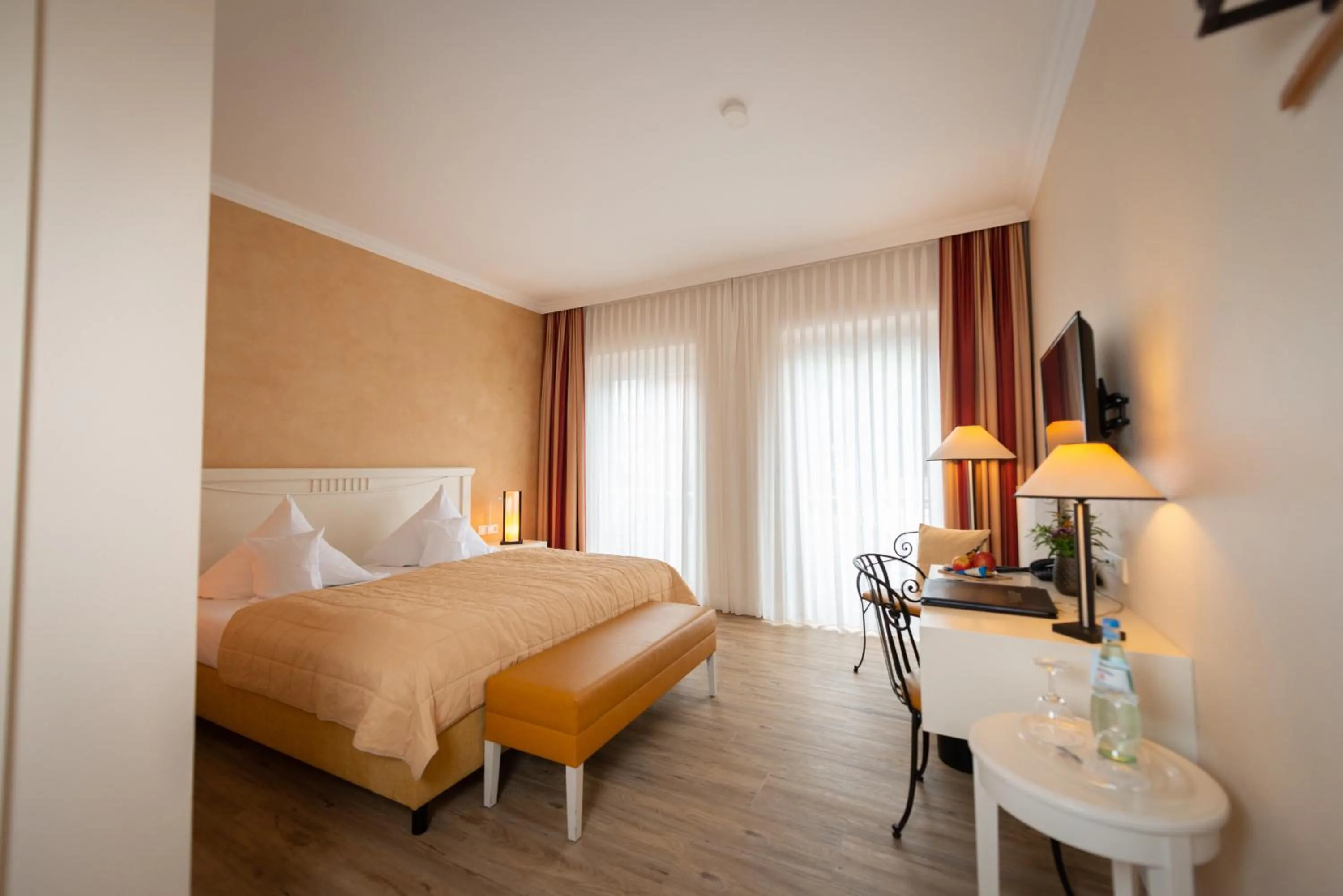 Photo of the whole room, Bed in Hotel & Restaurant Alte Schule