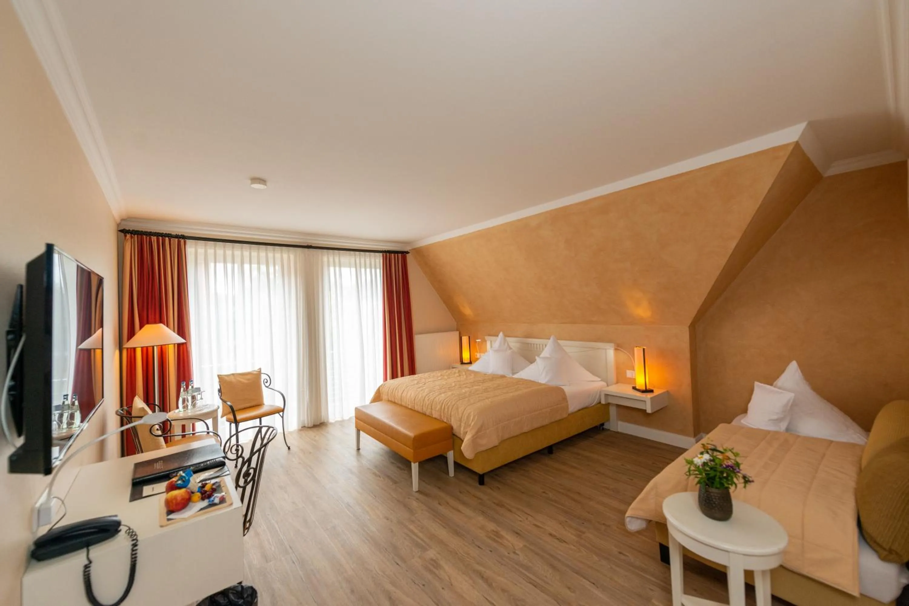 Photo of the whole room, Bed in Hotel & Restaurant Alte Schule