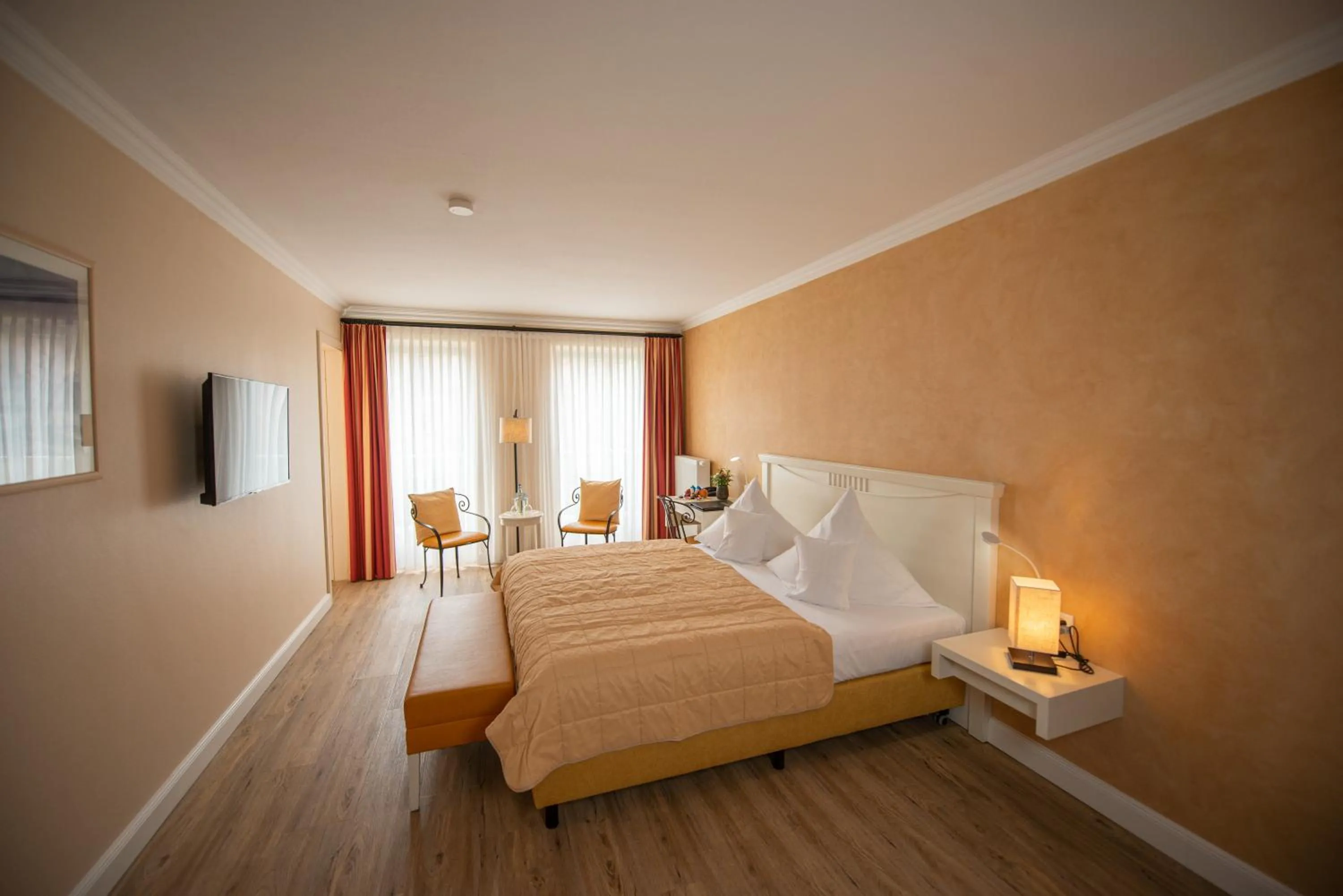 Photo of the whole room, Bed in Hotel & Restaurant Alte Schule