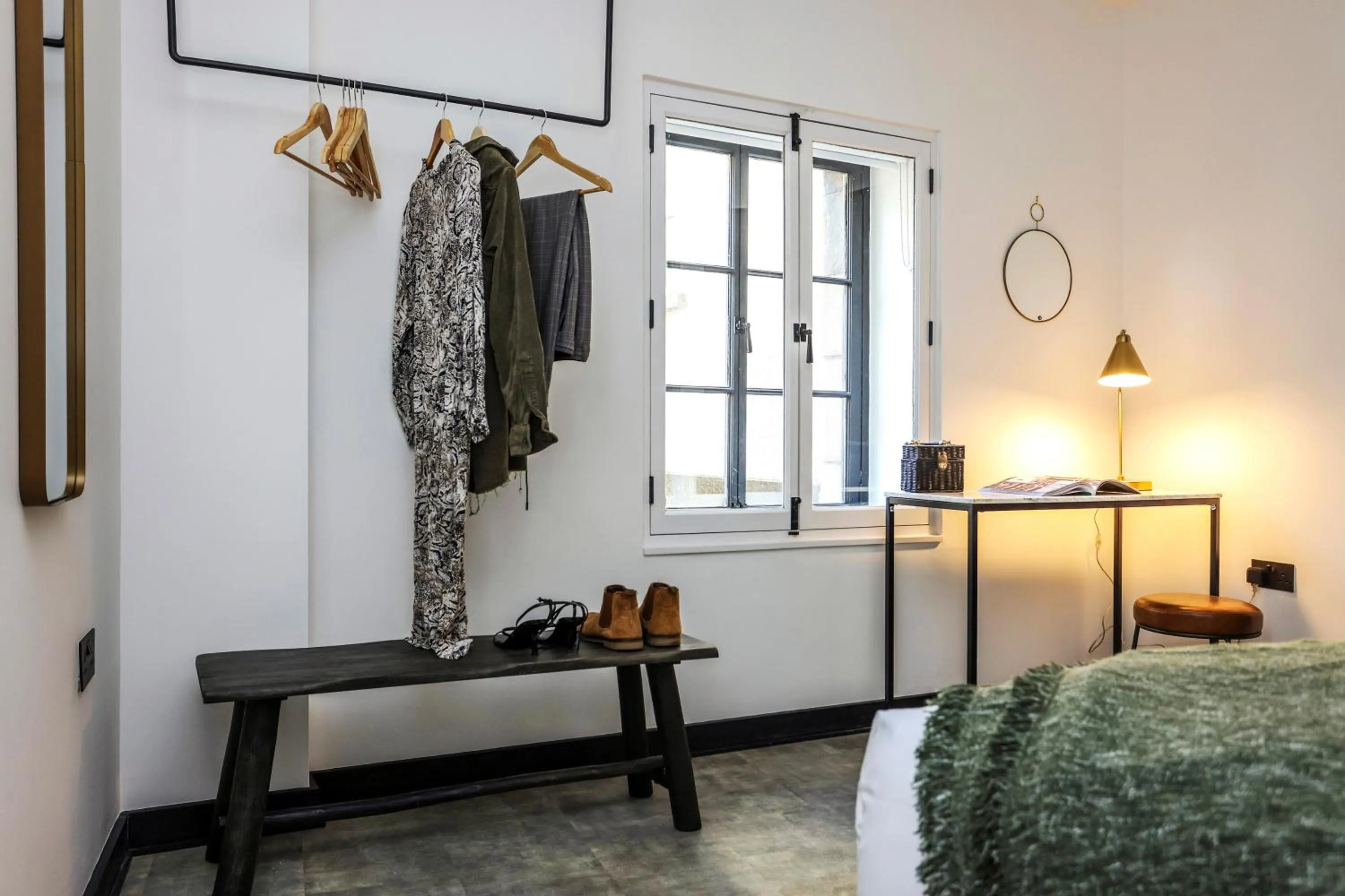 Bedroom, Bed in The Brewers Rooms Contemporary Aparthotel