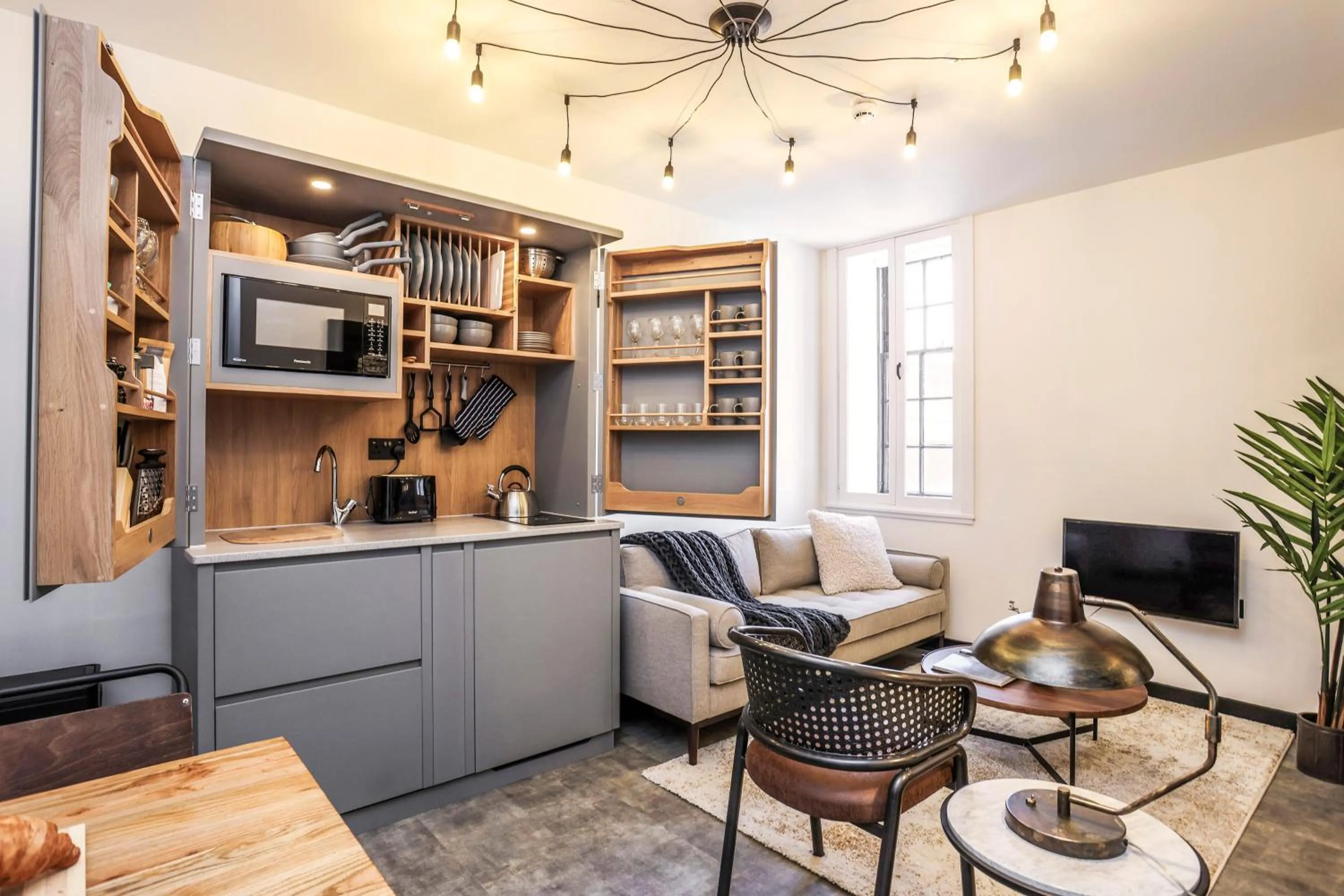 Living room in The Brewers Rooms Contemporary Aparthotel