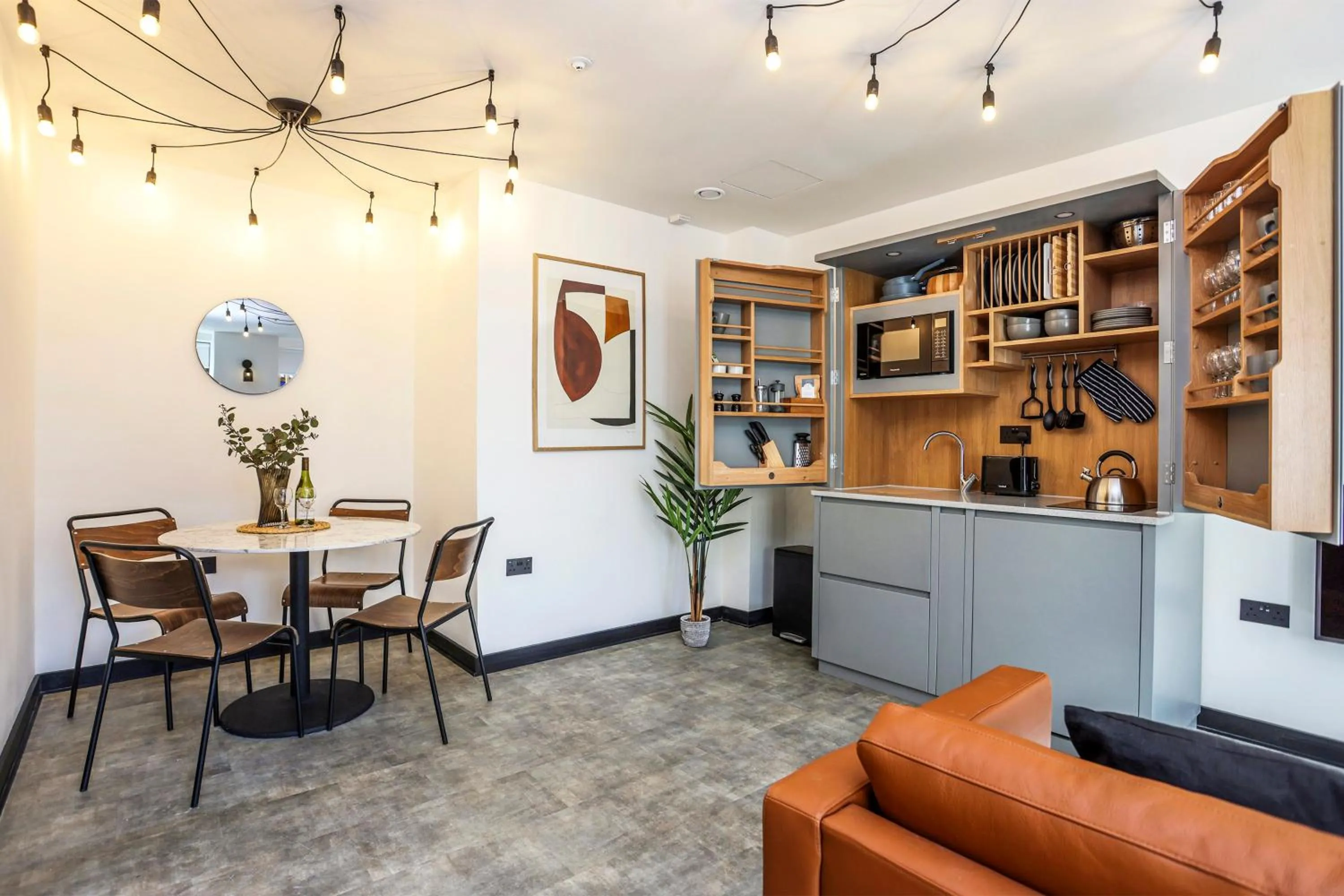 Living room in The Brewers Rooms Contemporary Aparthotel