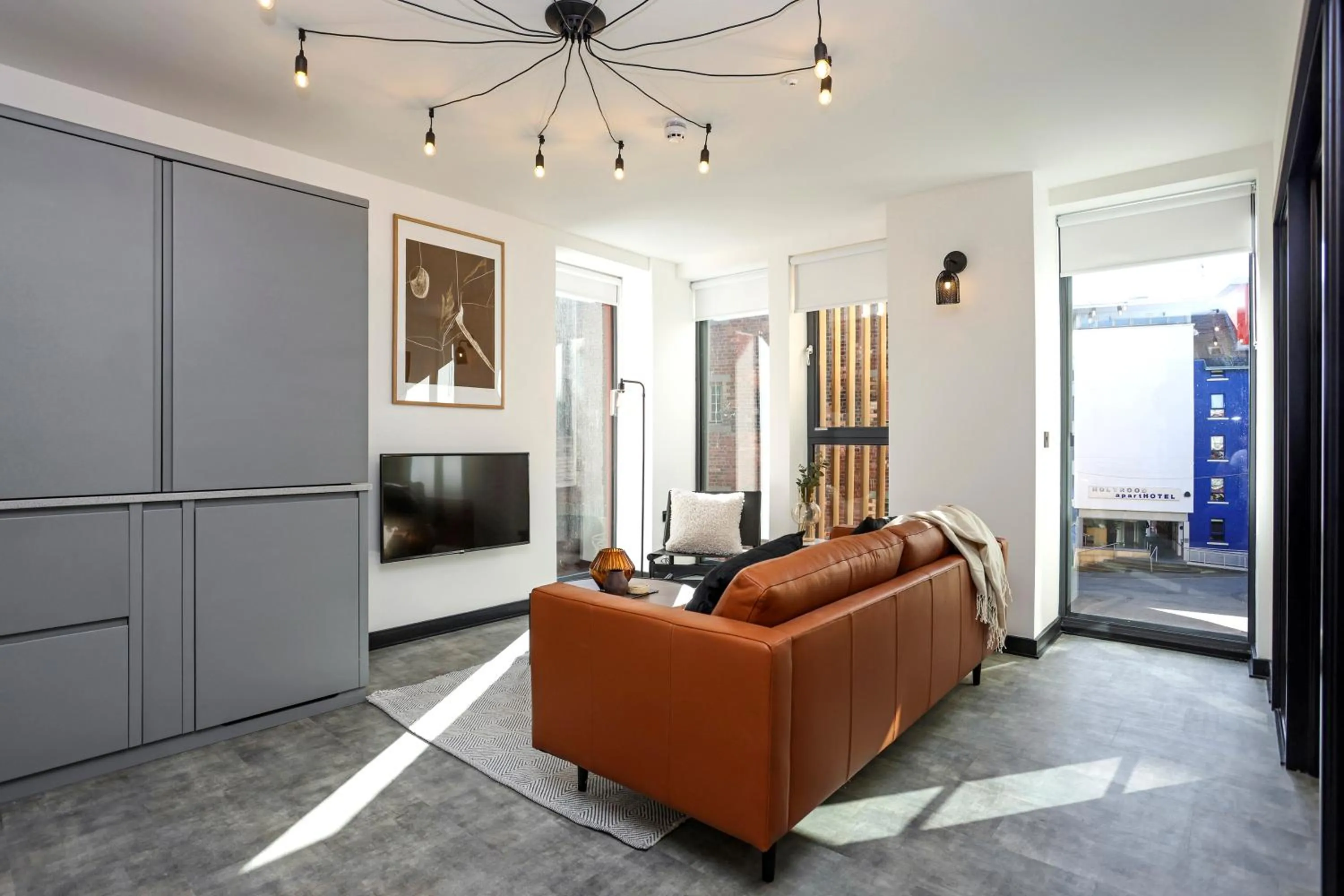 Living room in The Brewers Rooms Contemporary Aparthotel