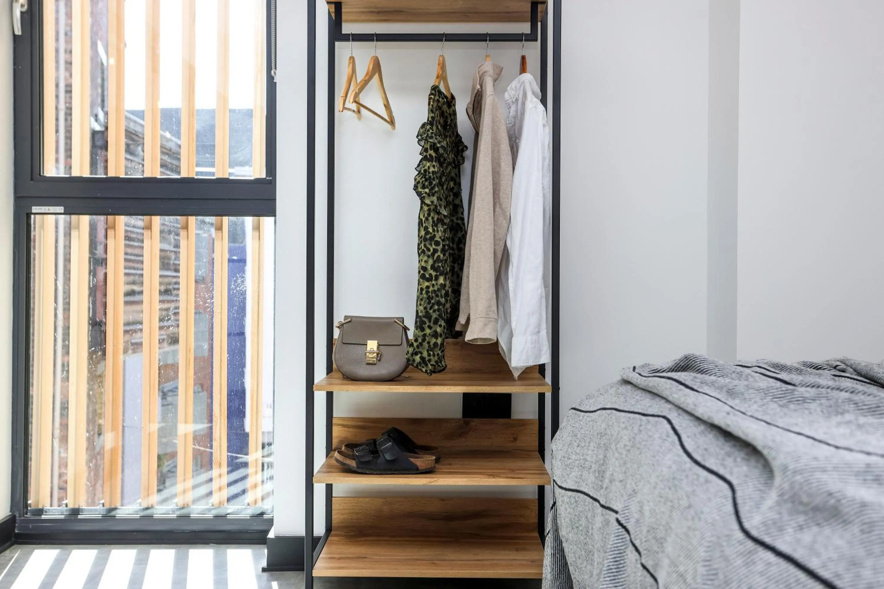 Decorative detail, Bed in The Brewers Rooms Contemporary Aparthotel