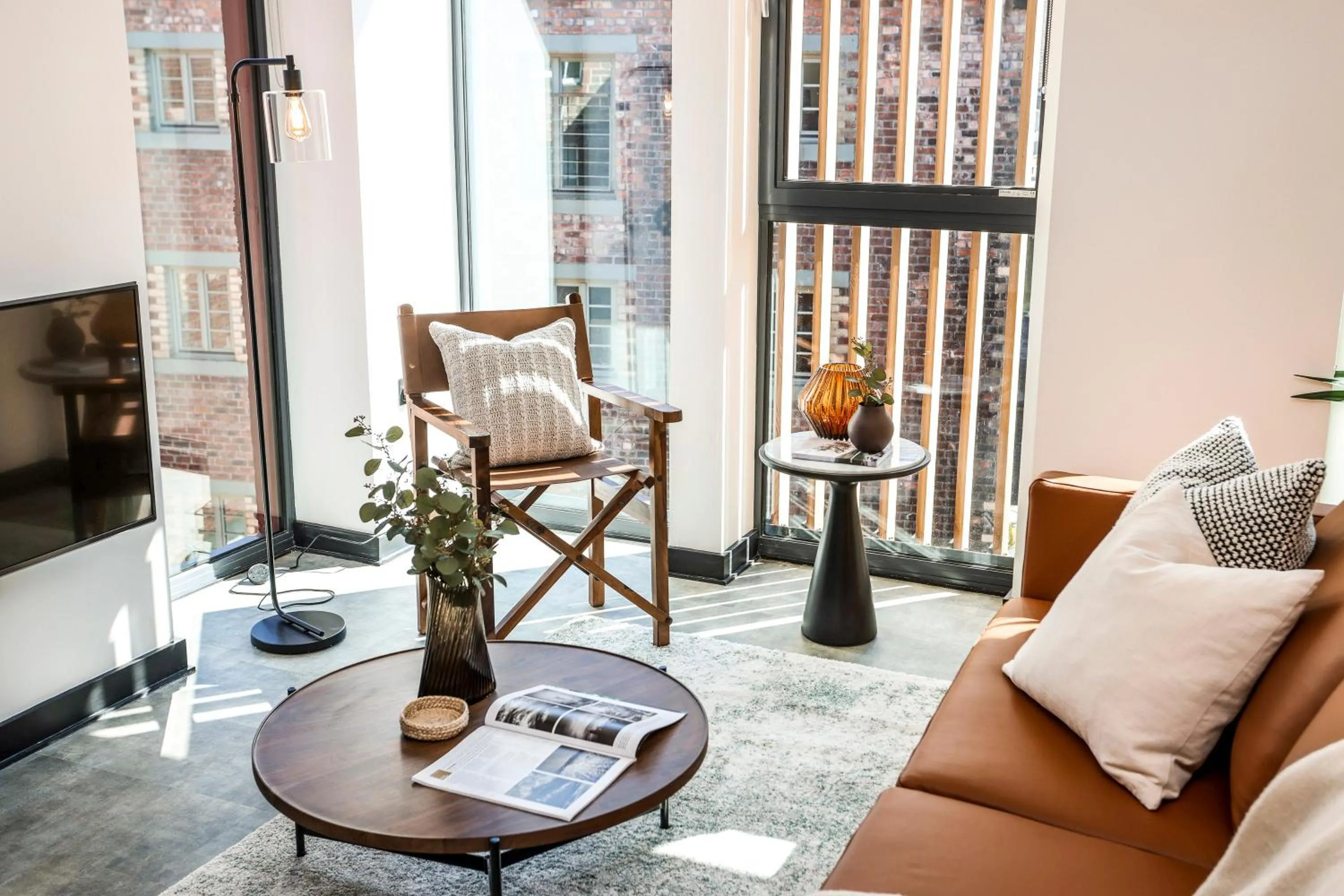 Living room in The Brewers Rooms Contemporary Aparthotel