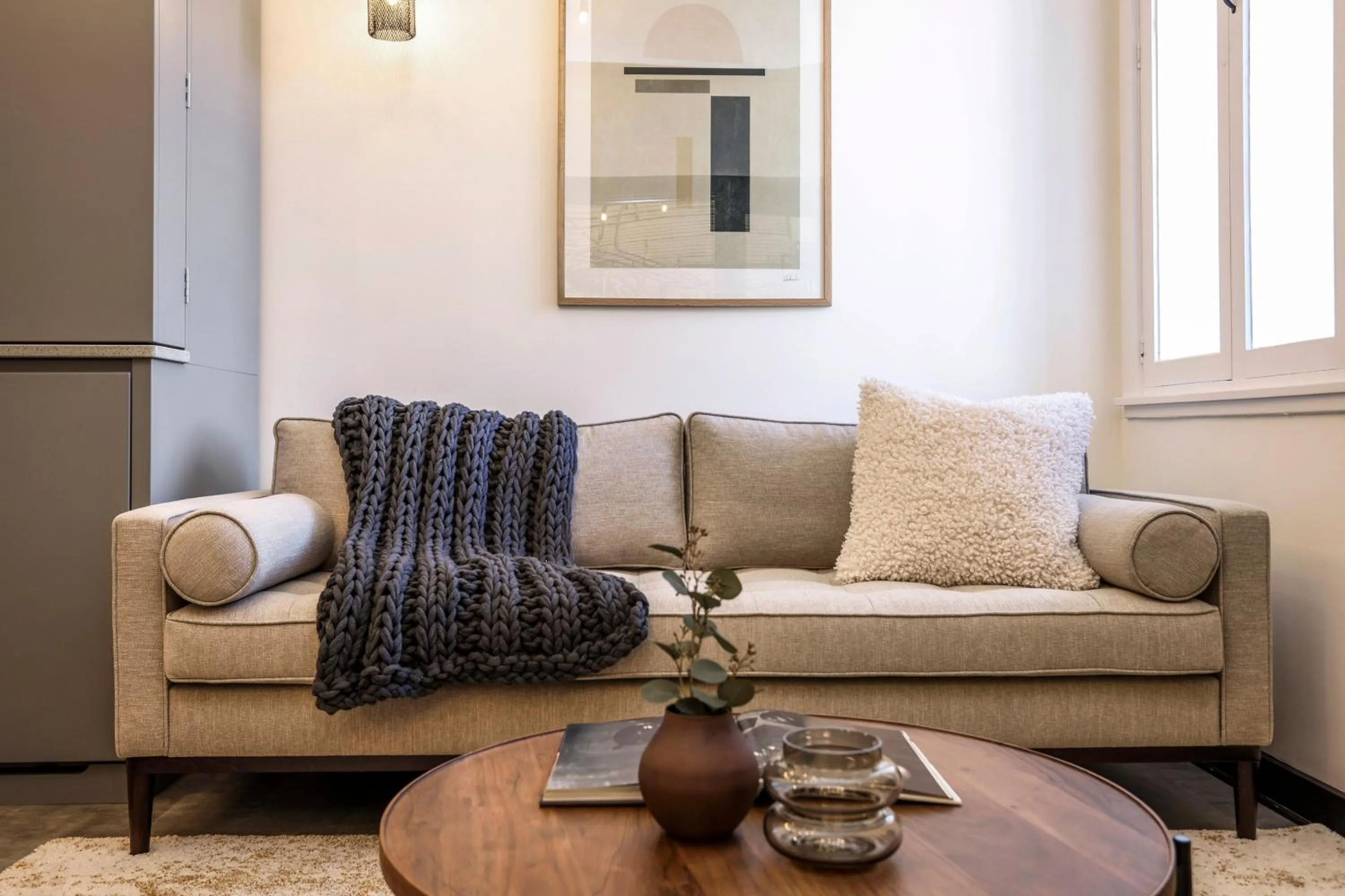 Living room in The Brewers Rooms Contemporary Aparthotel