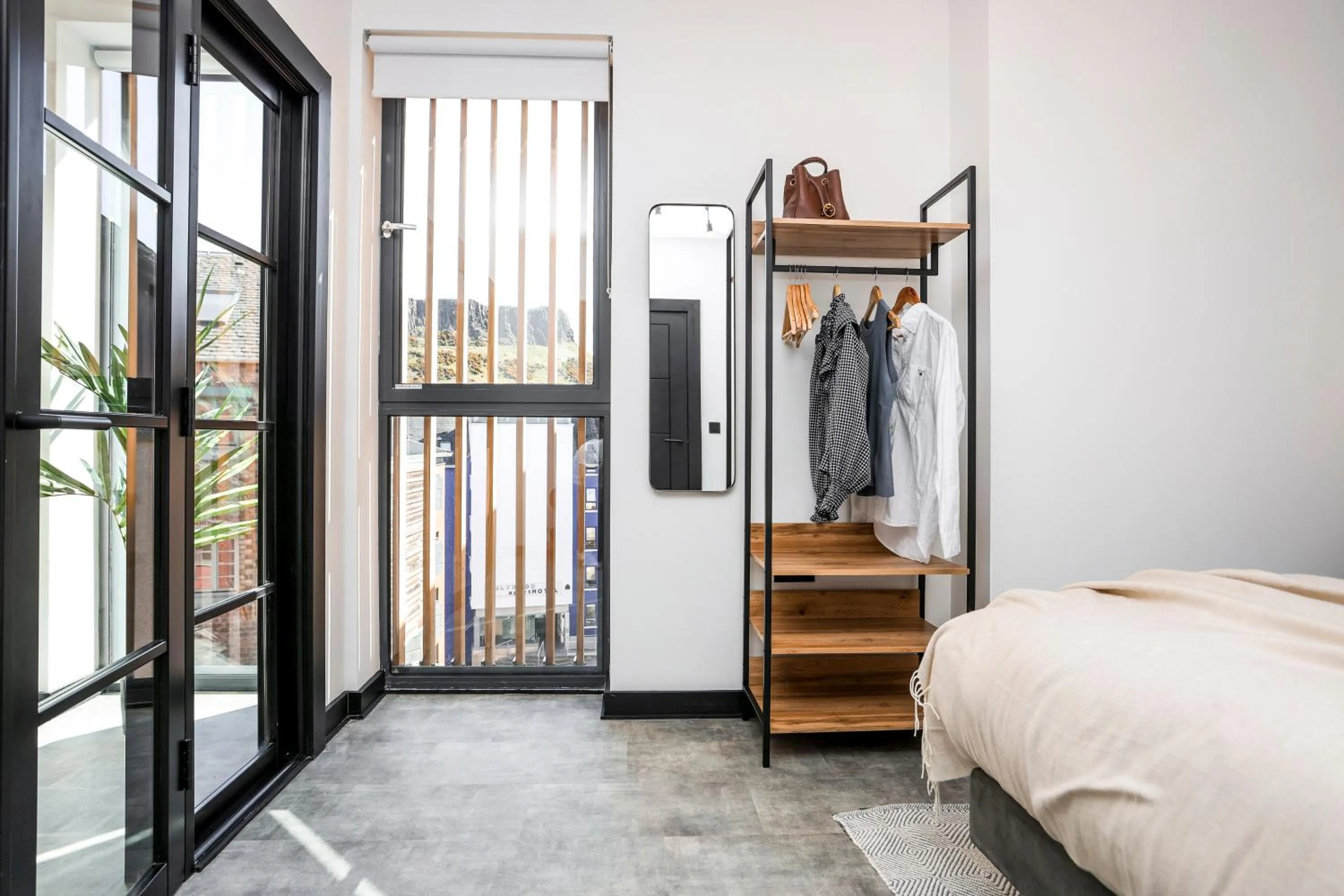 Decorative detail, Bed in The Brewers Rooms Contemporary Aparthotel