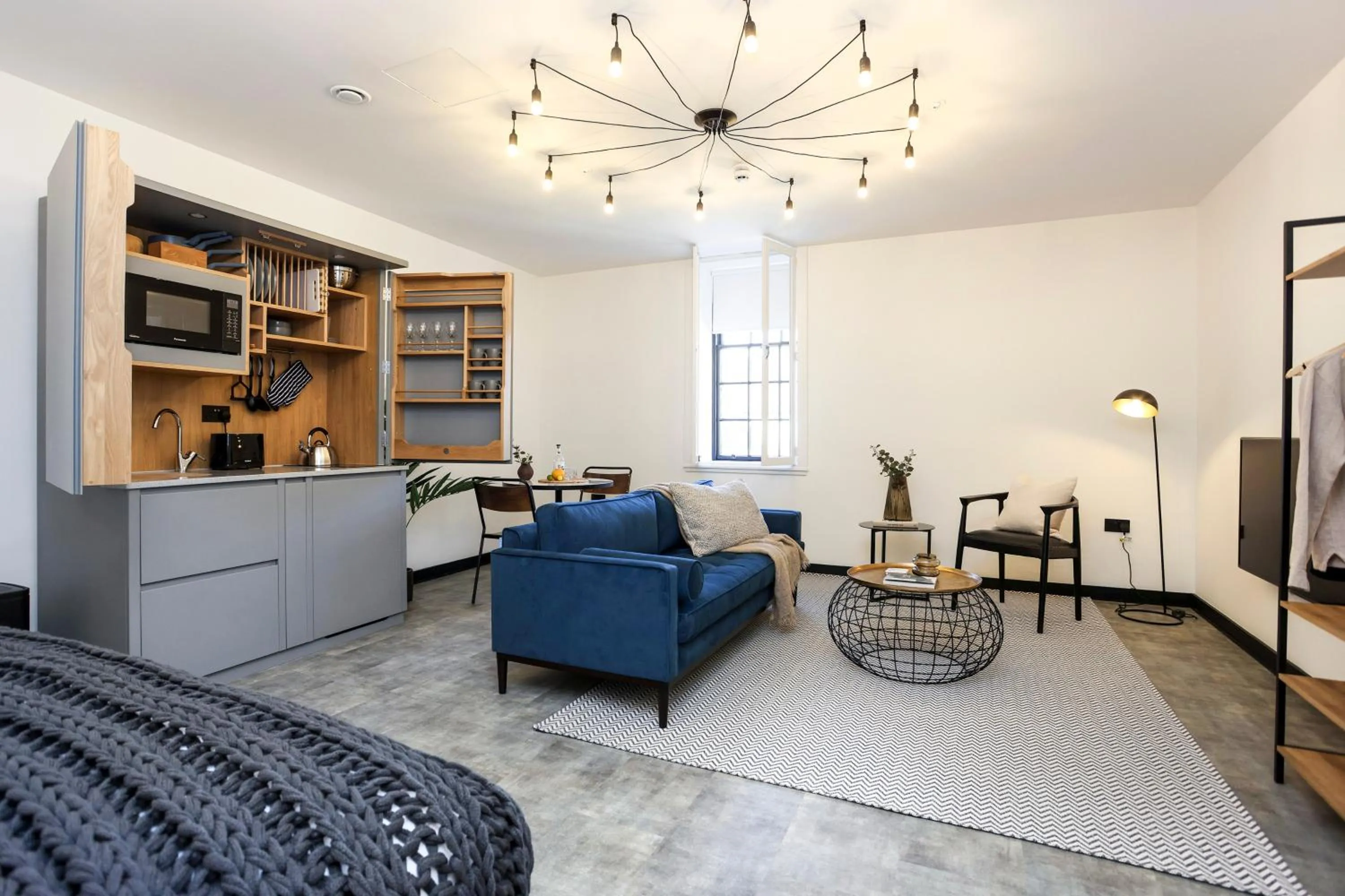 Living room in The Brewers Rooms Contemporary Aparthotel