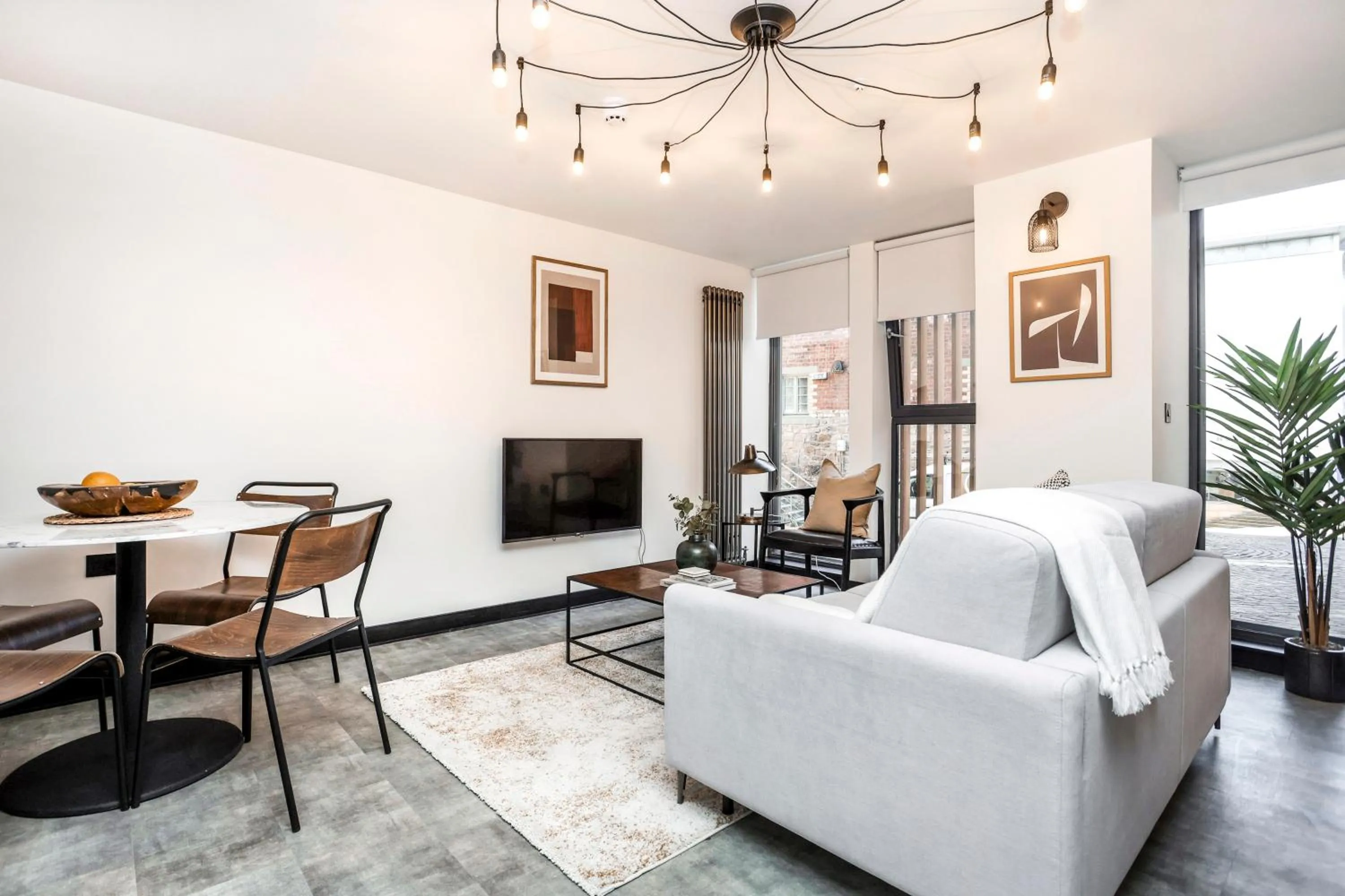 Living room in The Brewers Rooms Contemporary Aparthotel