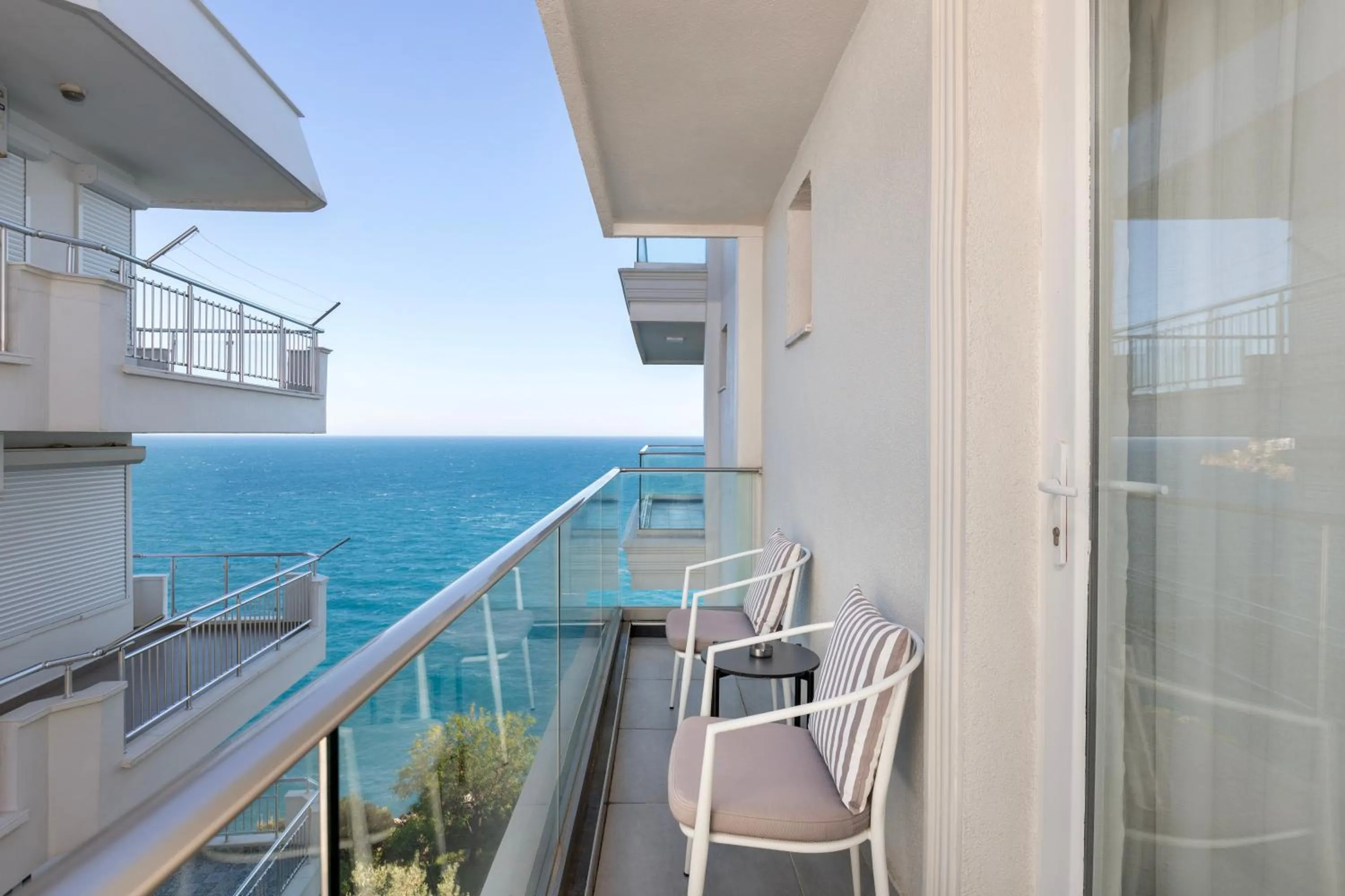 Balcony/Terrace in Afflon Hotels Sea Hill Concept Adult Only