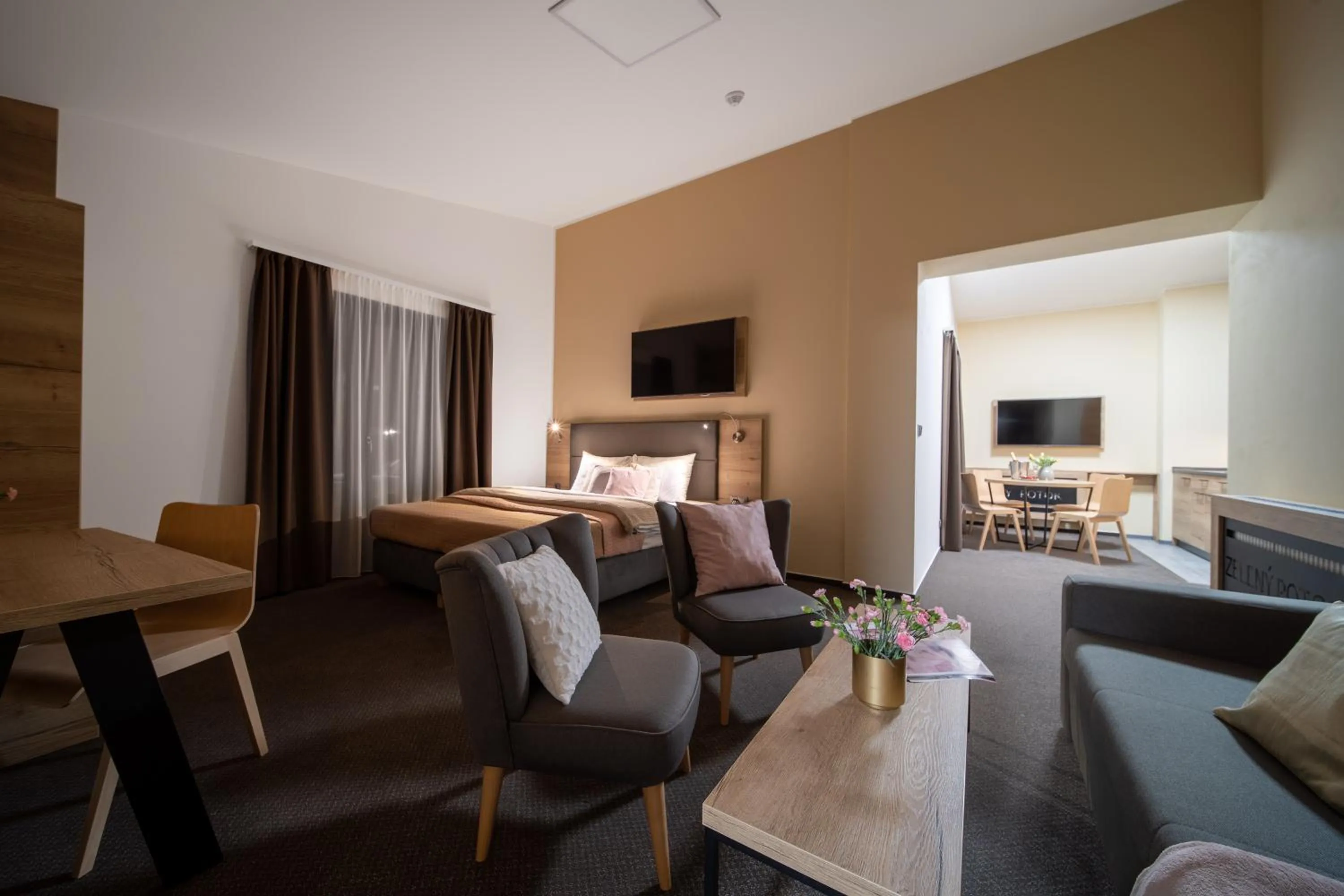 Bed in Hotel Zelený potok