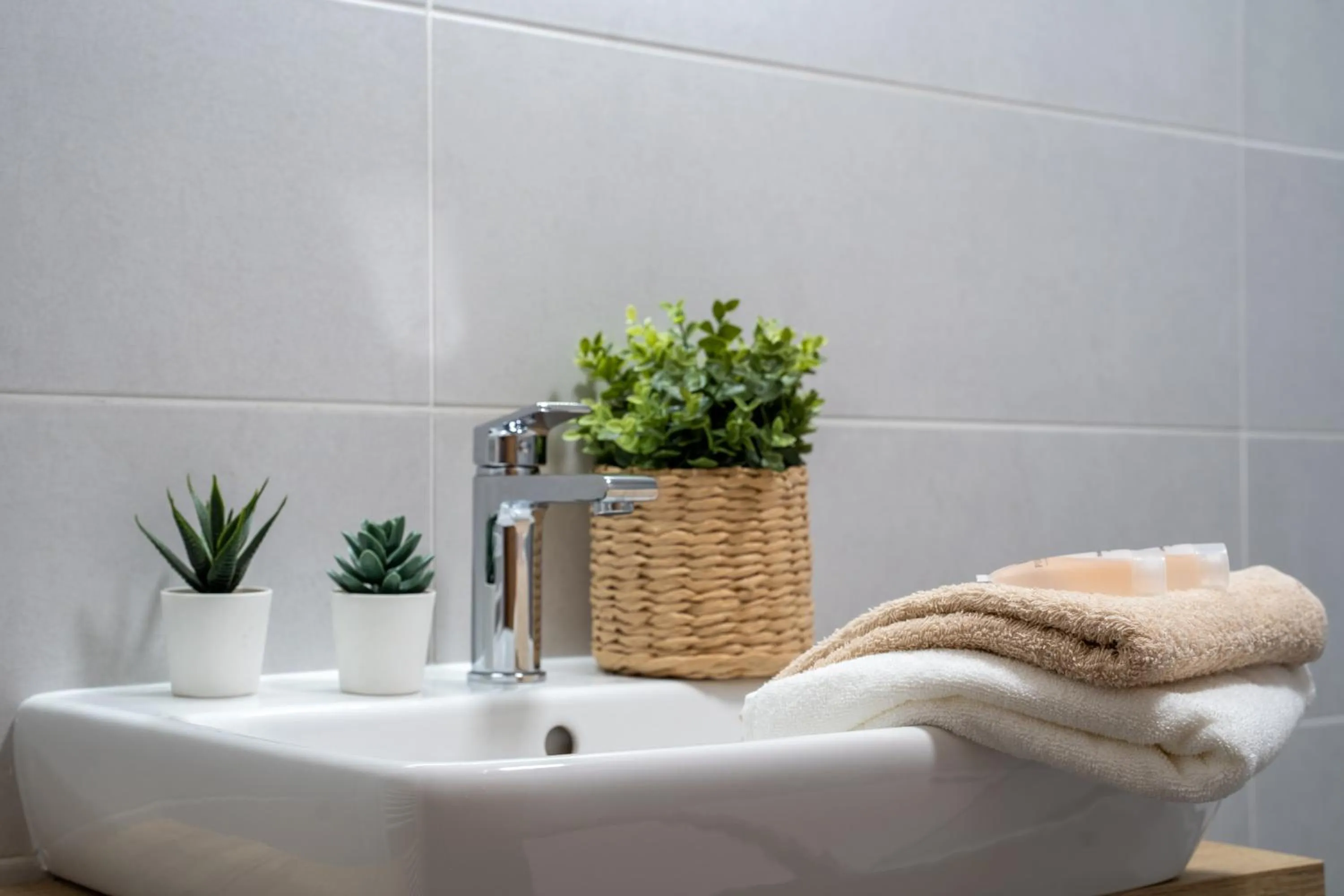 towels in Hotel Zelený potok