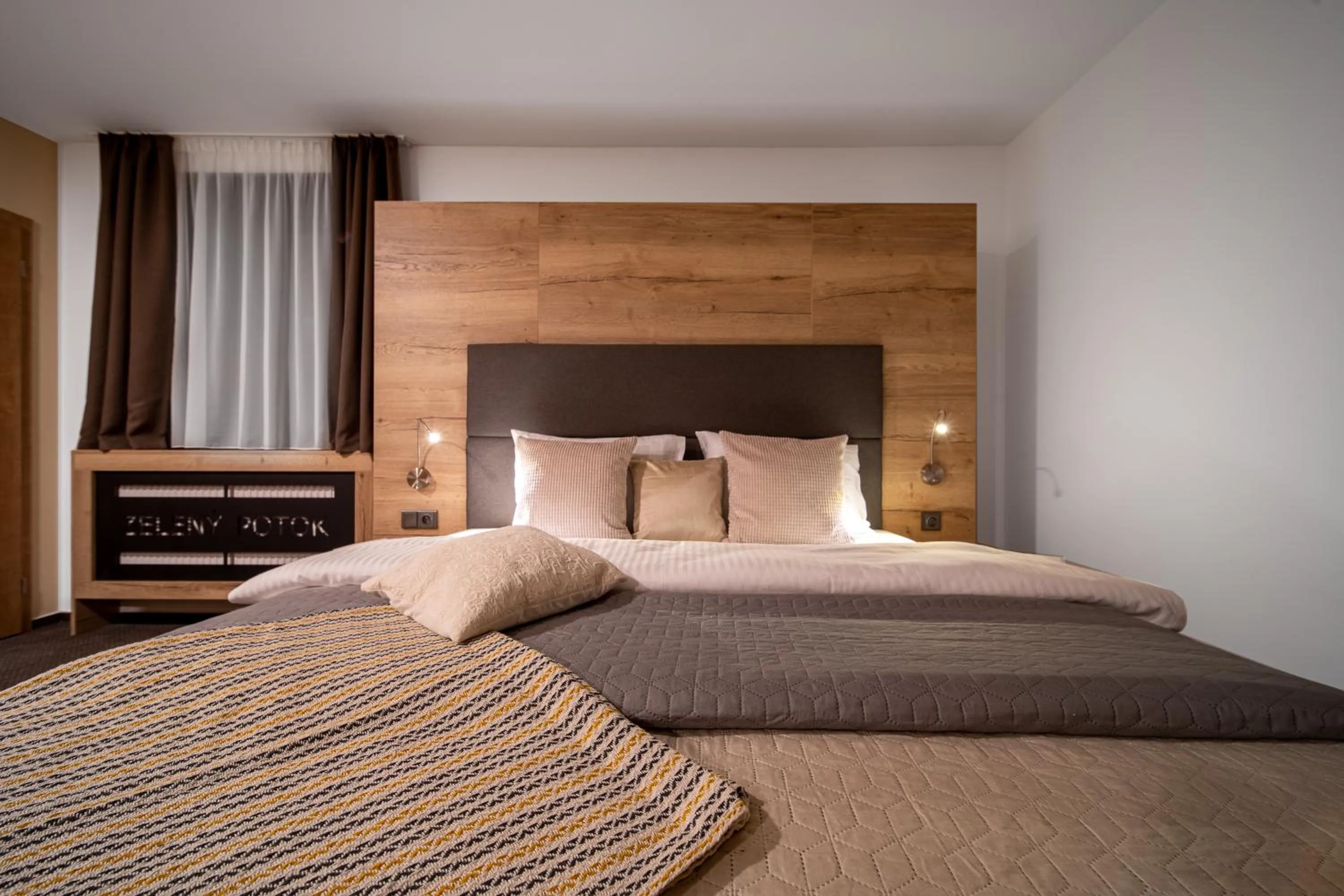 Bed in Hotel Zelený potok