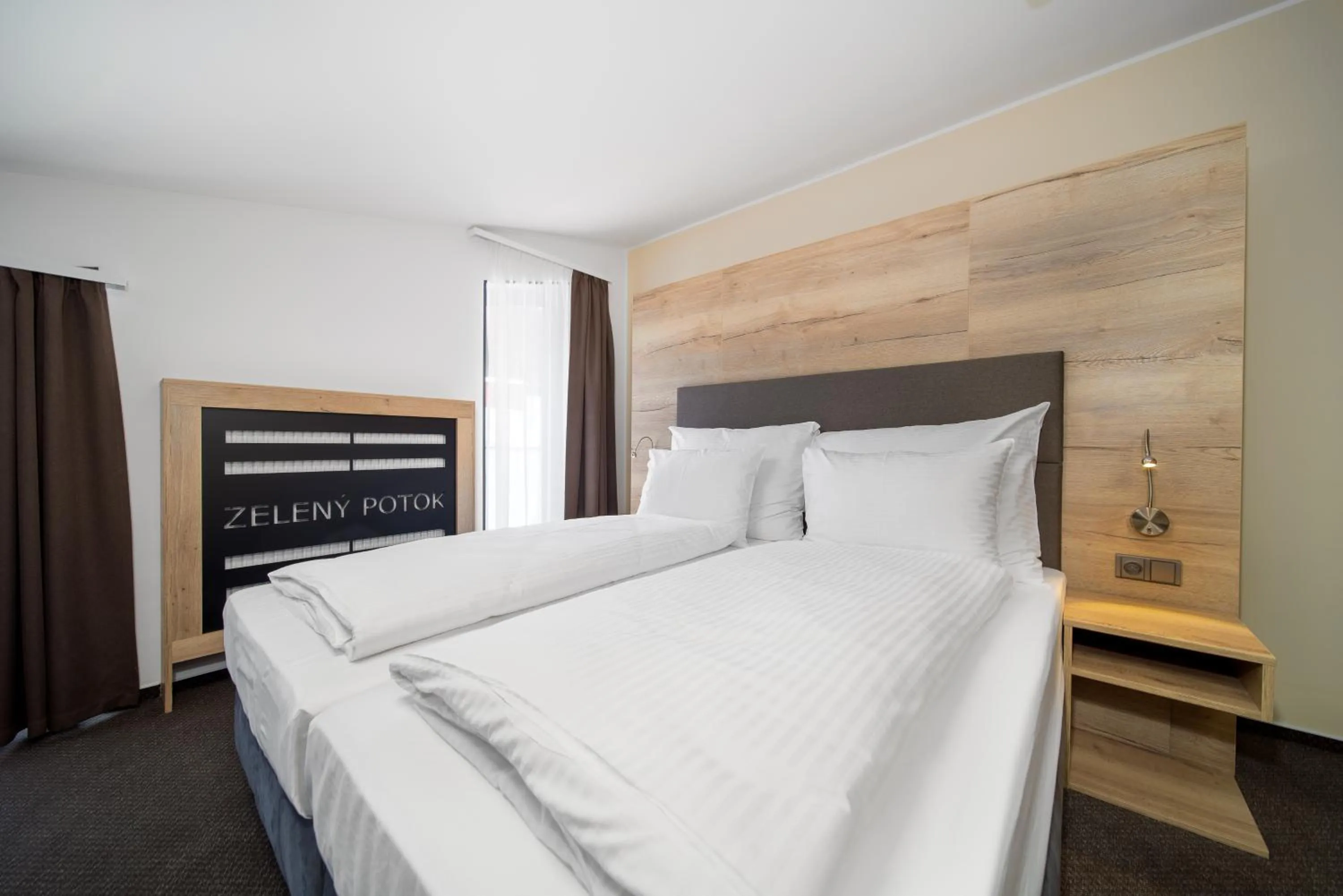 Bed in Hotel Zelený potok