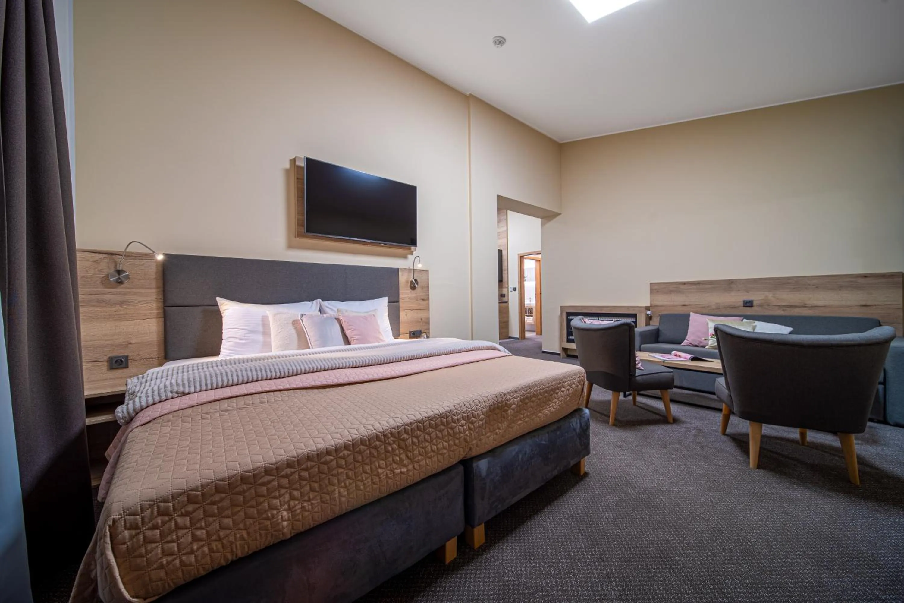 Bed in Hotel Zelený potok