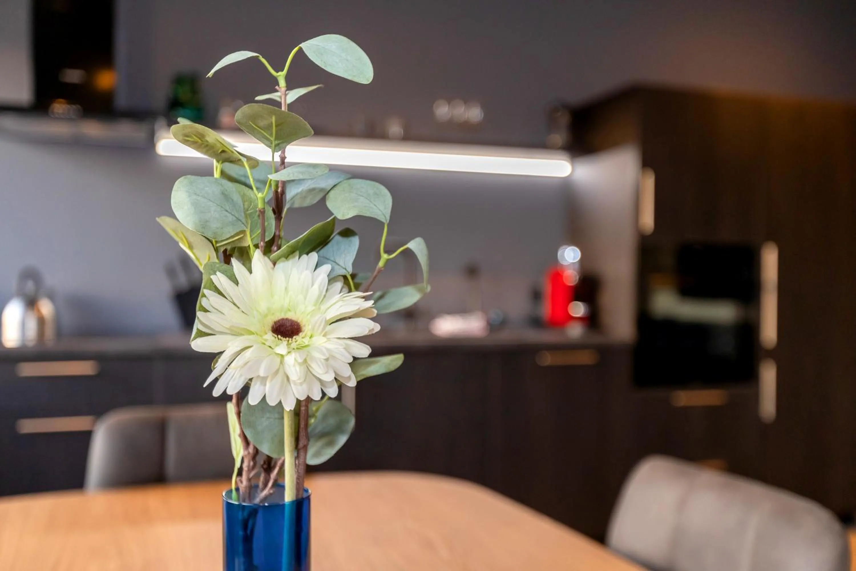Living room in Akureyri Lux Apartments with hot tub access