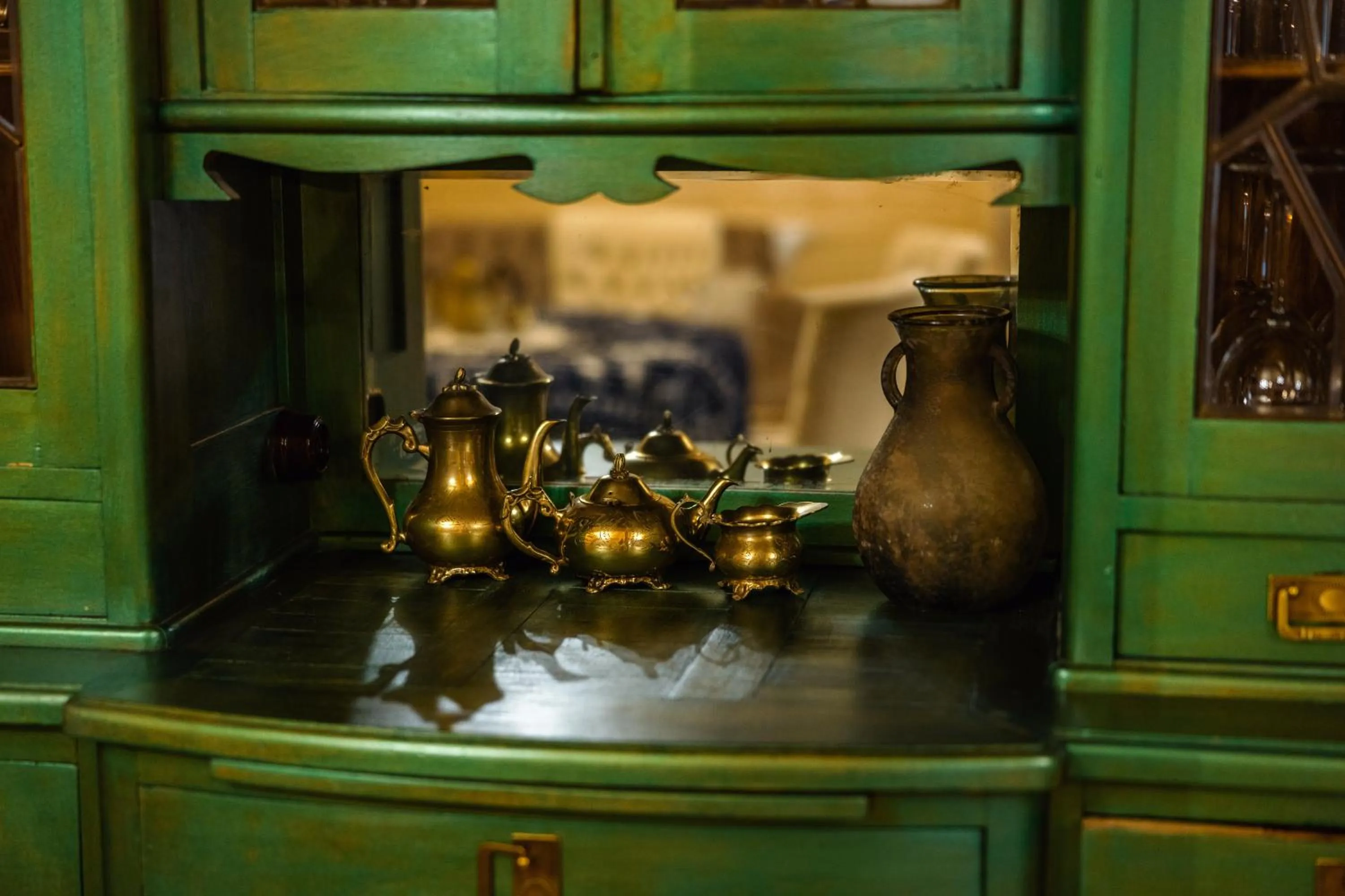 Kitchen or kitchenette in Hotel Chateau Kvirike