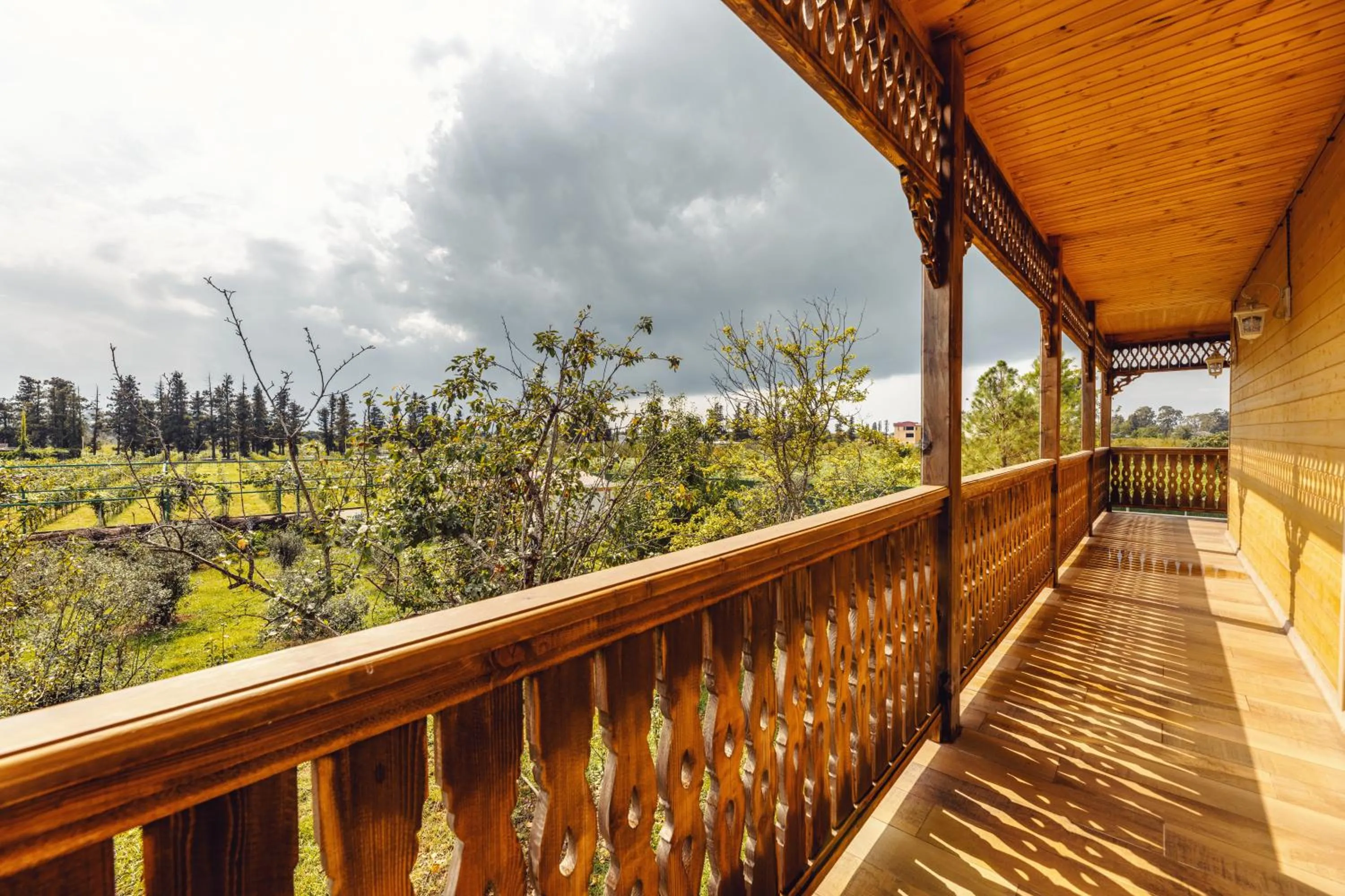 Garden in Hotel Chateau Kvirike