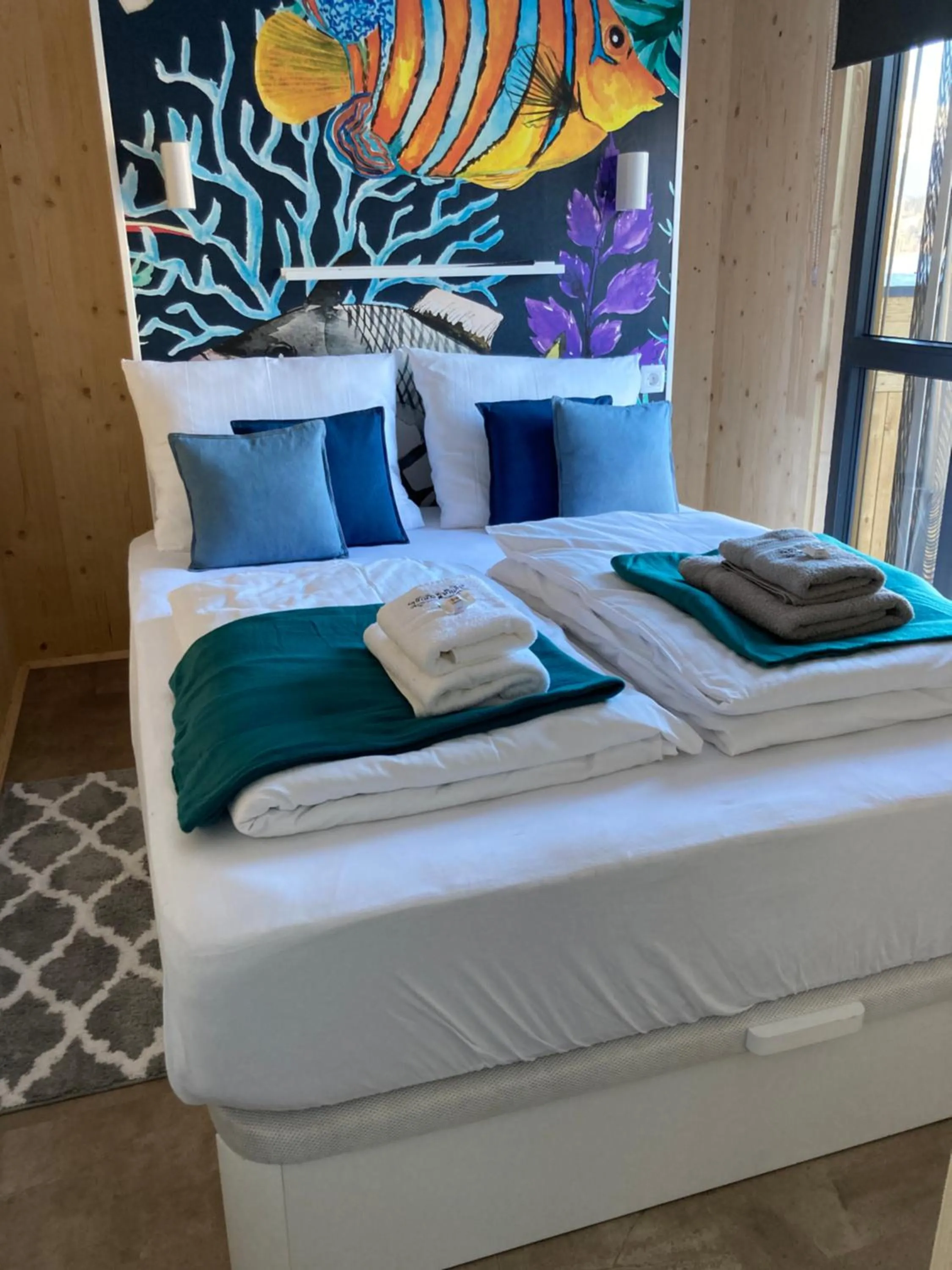 Bed in Kantor Village am Millstätter See - Boutique-Chalets und Lodges