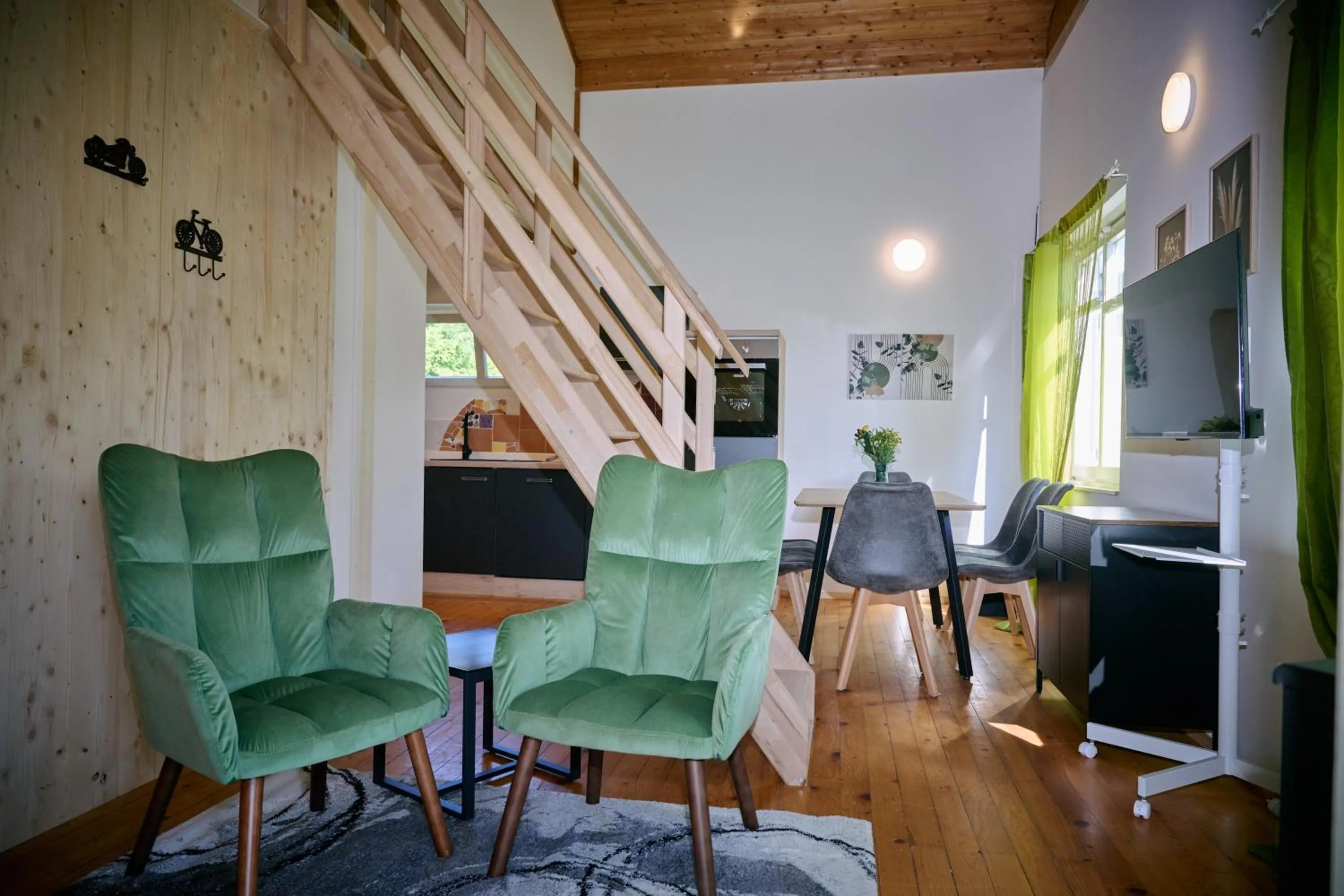 Living room in Kantor Village am Millstätter See - Boutique-Chalets und Lodges