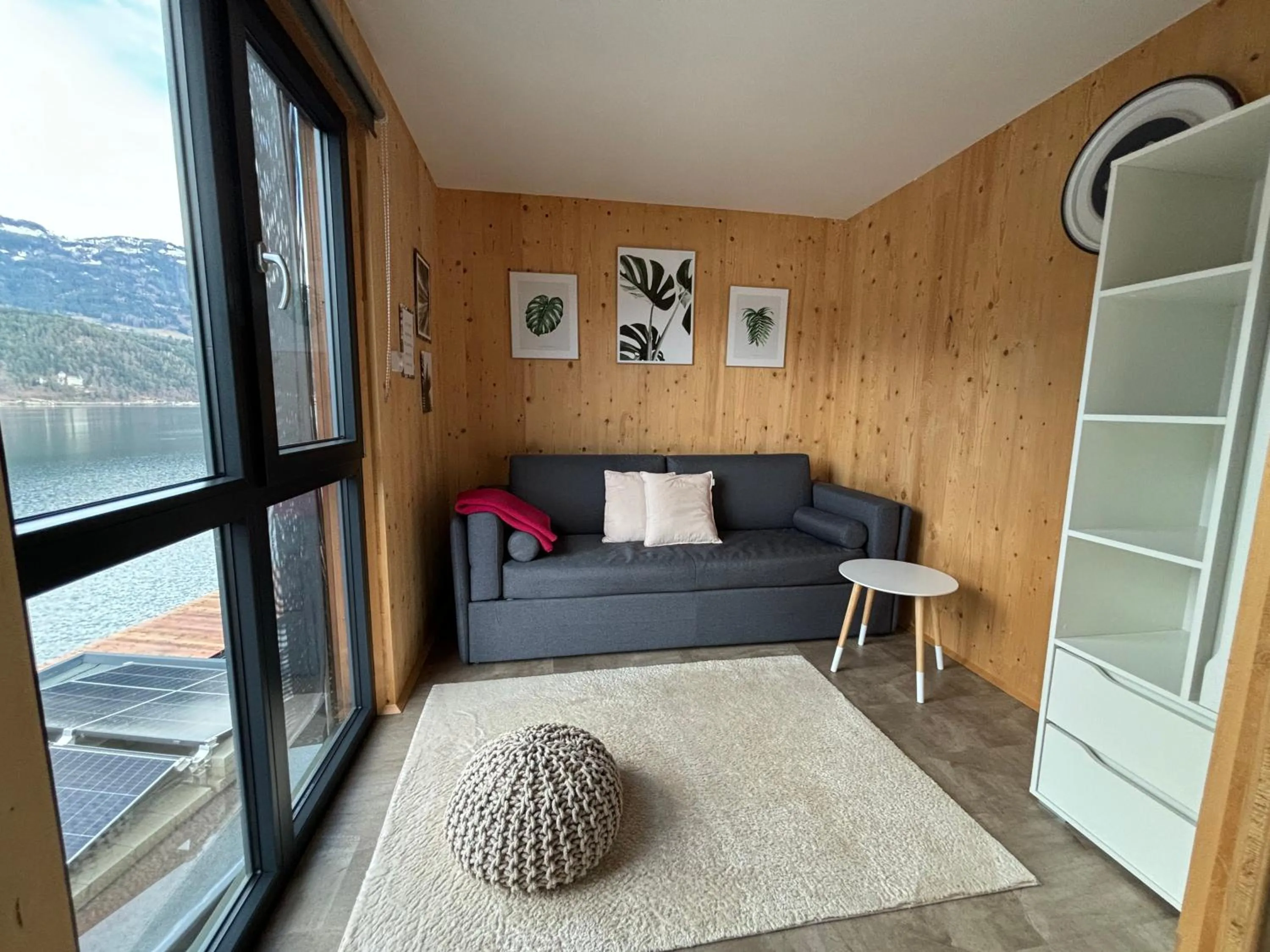 Living room in Kantor Village am Millstätter See - Boutique-Chalets und Lodges