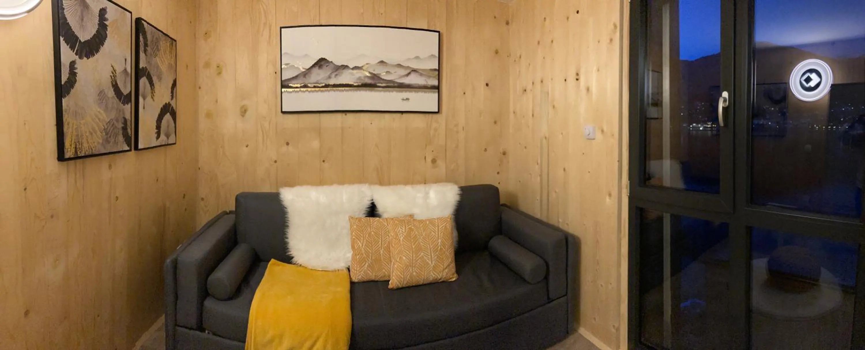Living room in Kantor Village am Millstätter See - Boutique-Chalets und Lodges