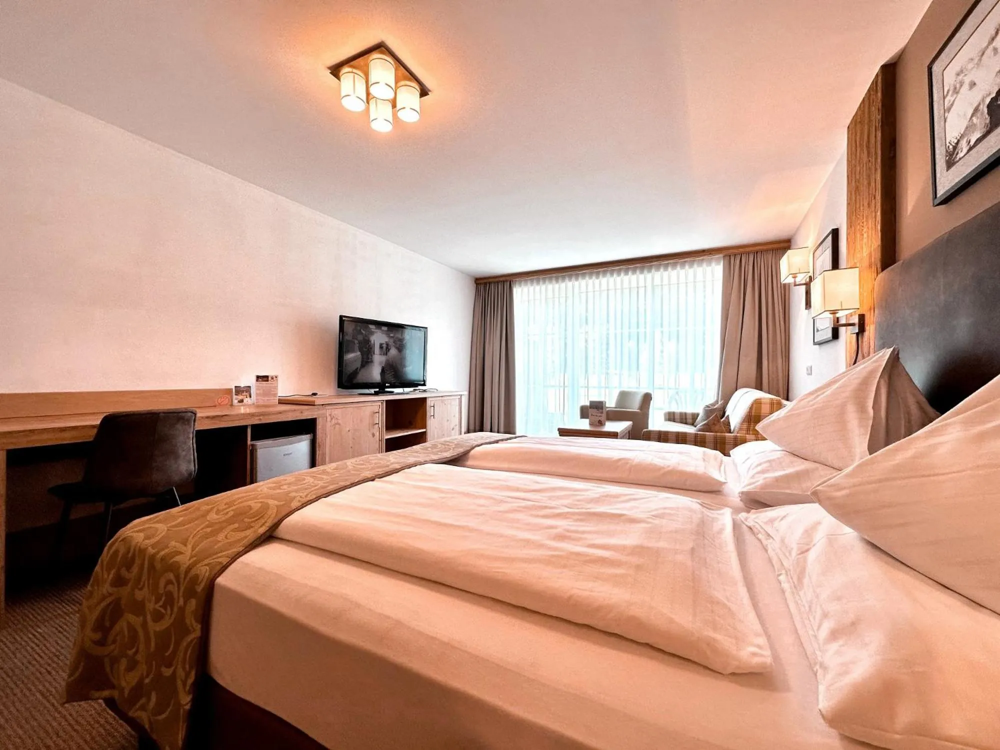 Bed in Hotel Das Urbisgut