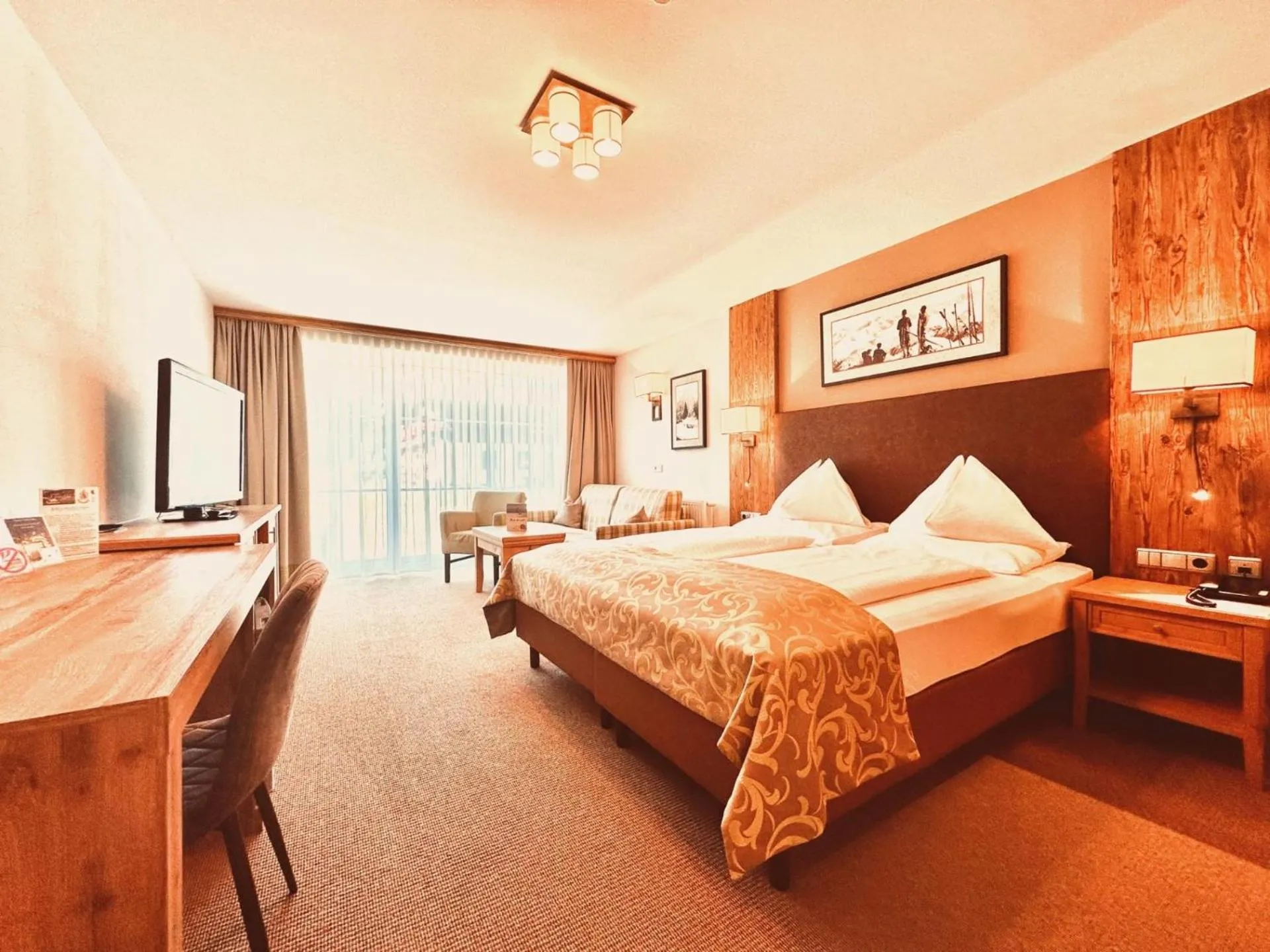 Bed in Hotel Das Urbisgut