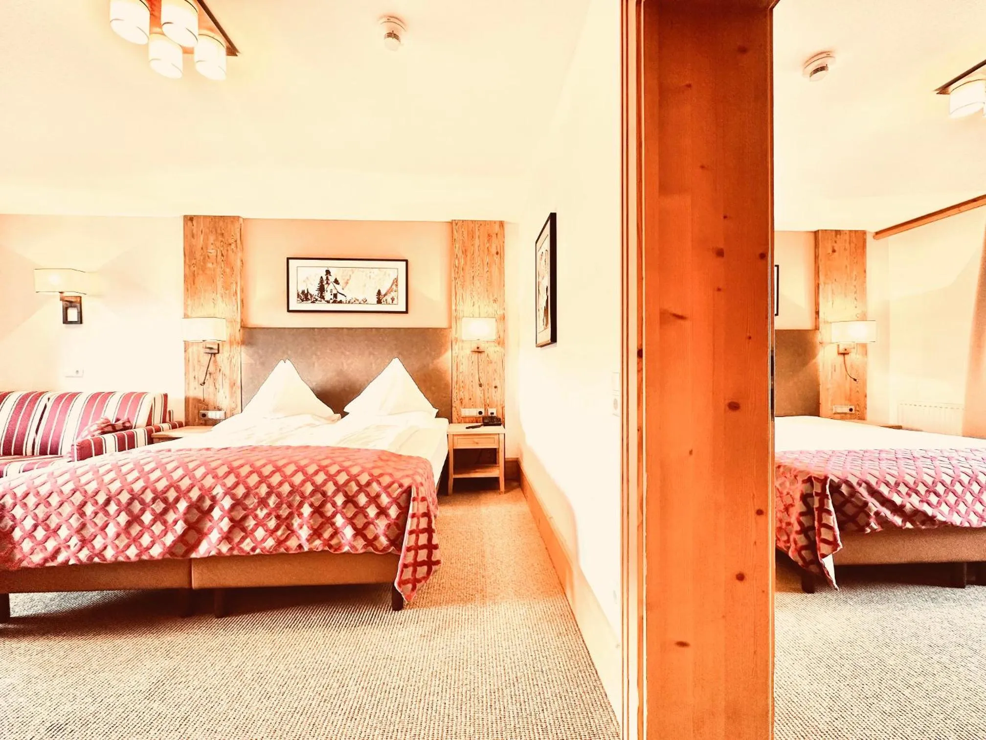 Bed in Hotel Das Urbisgut