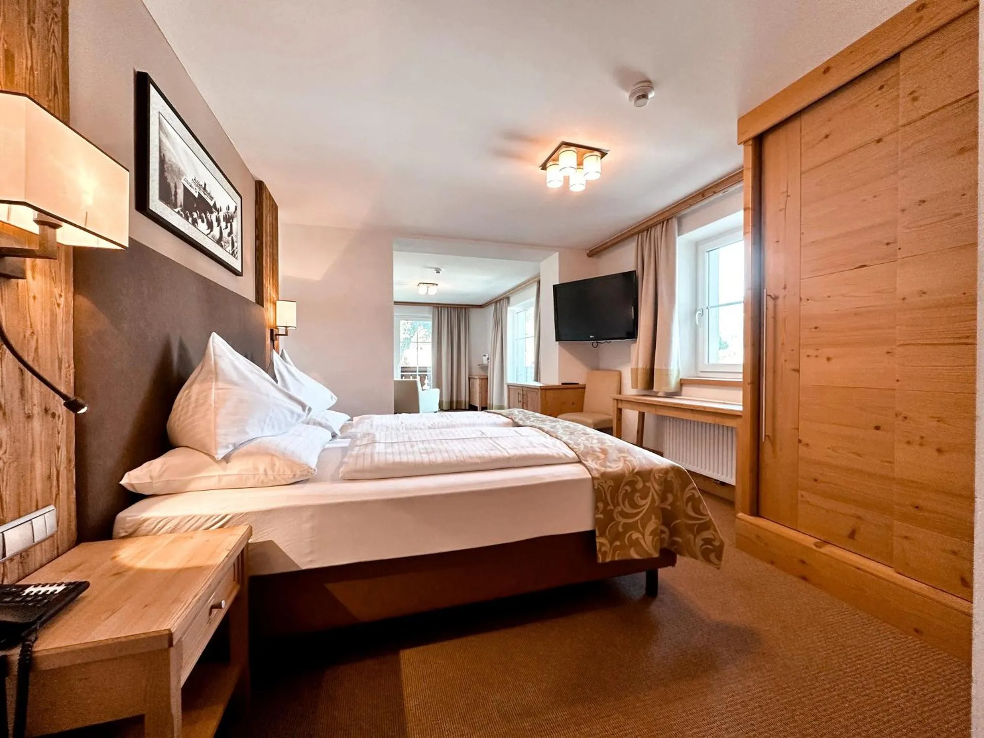 Bed in Hotel Das Urbisgut