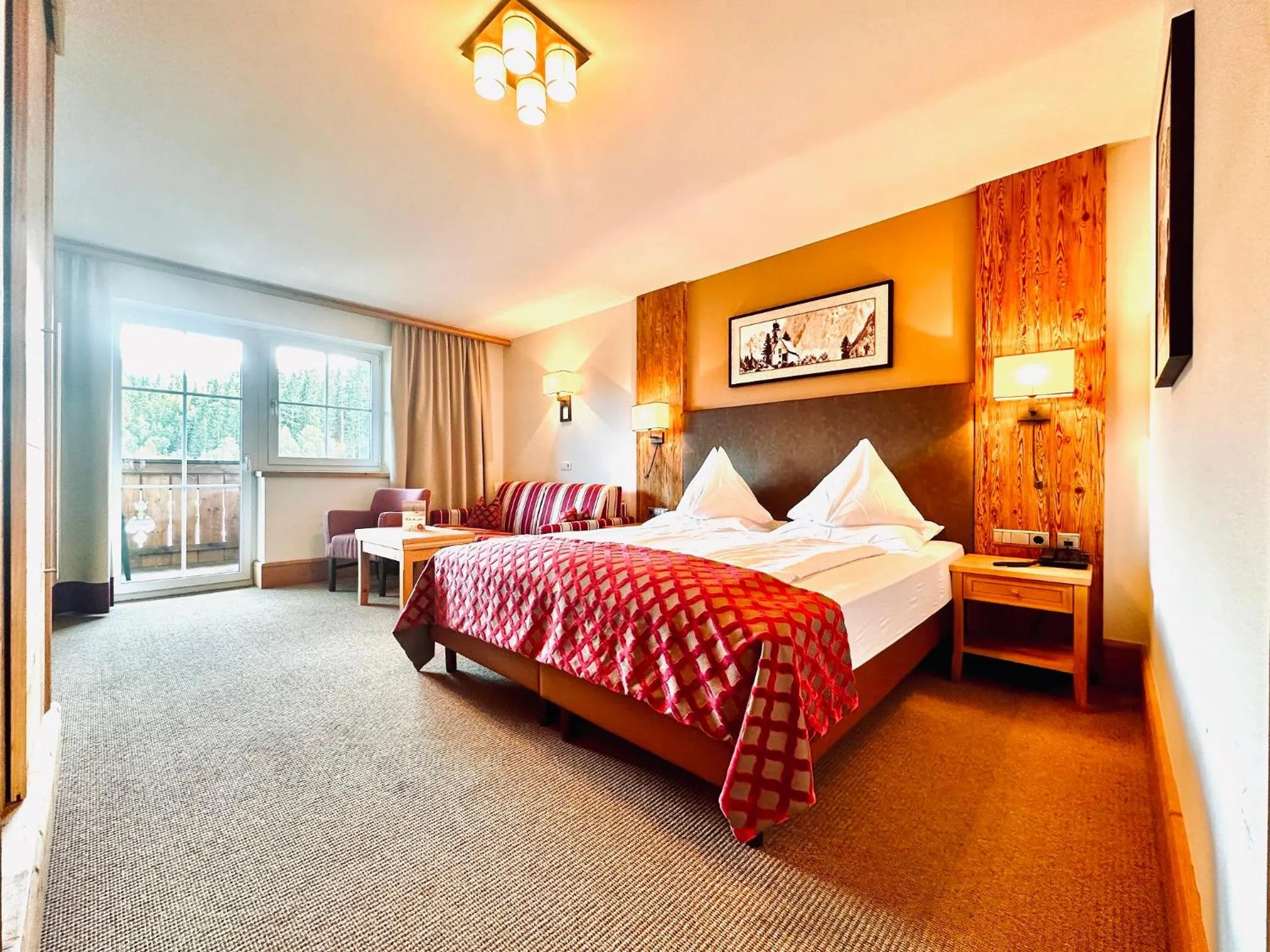 Bed in Hotel Das Urbisgut