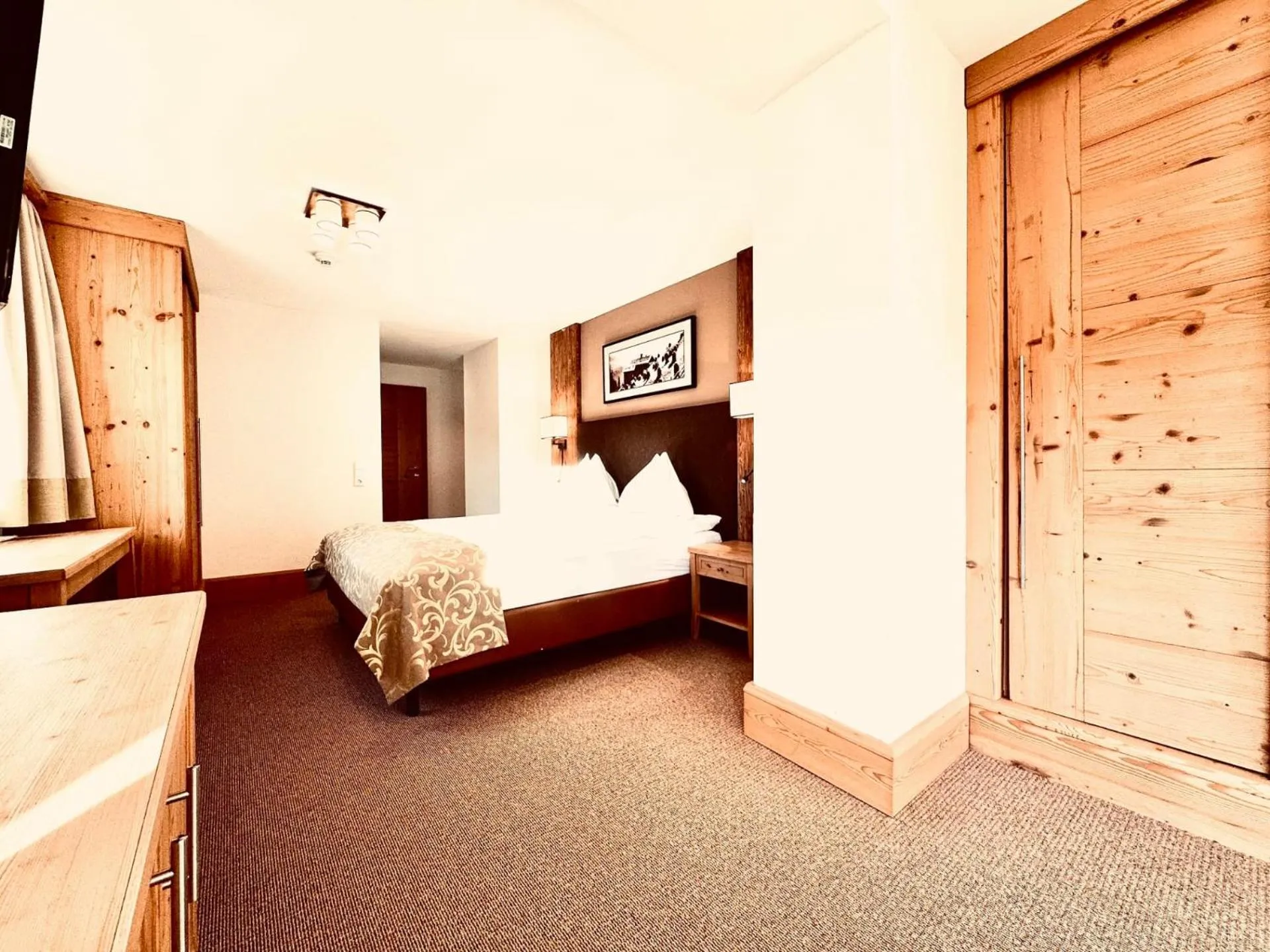 Bed in Hotel Das Urbisgut