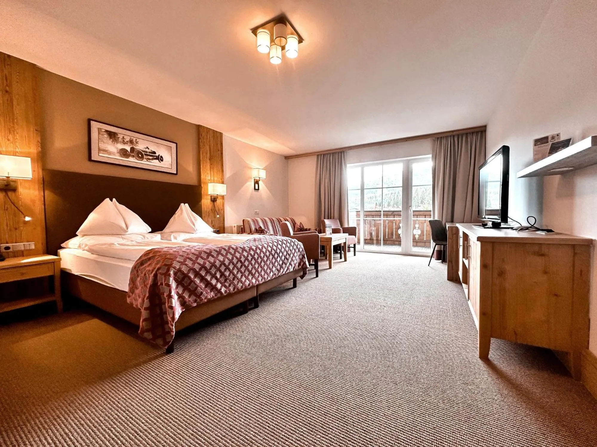 Bed in Hotel Das Urbisgut