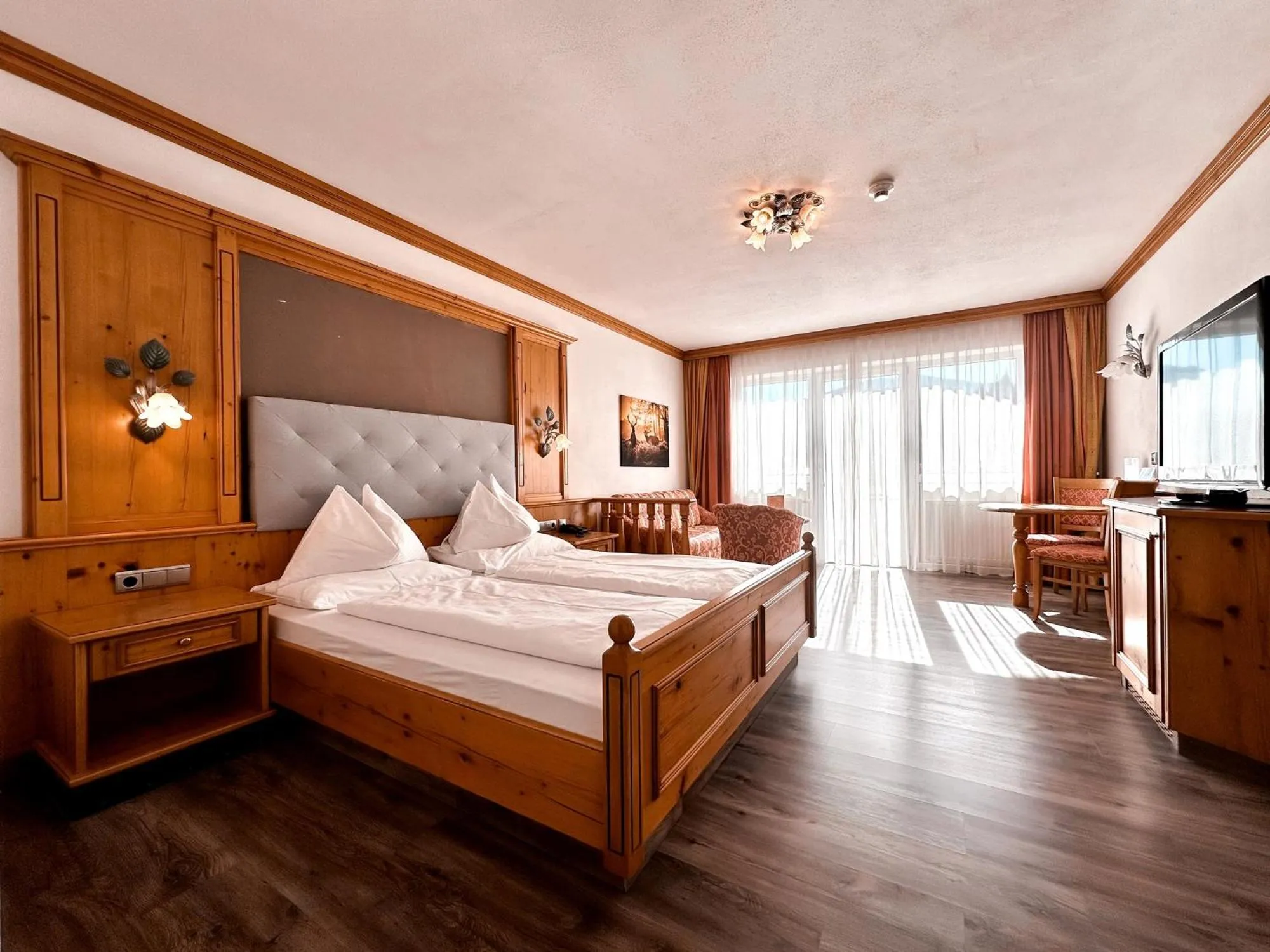 Bed in Hotel Das Urbisgut