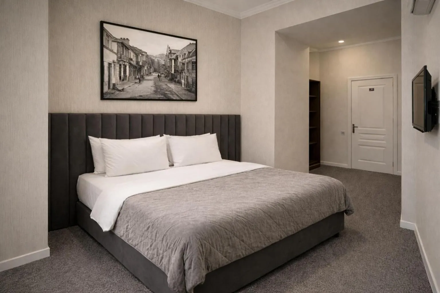 Bed in Moss Art Boutique Hotel