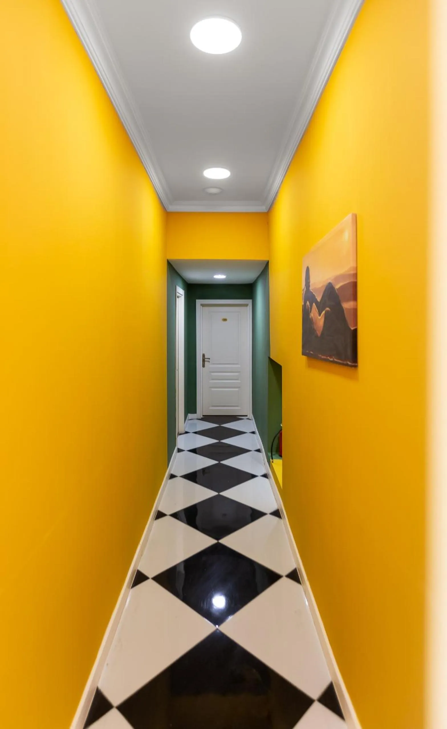 Bedroom in Moss Art Boutique Hotel