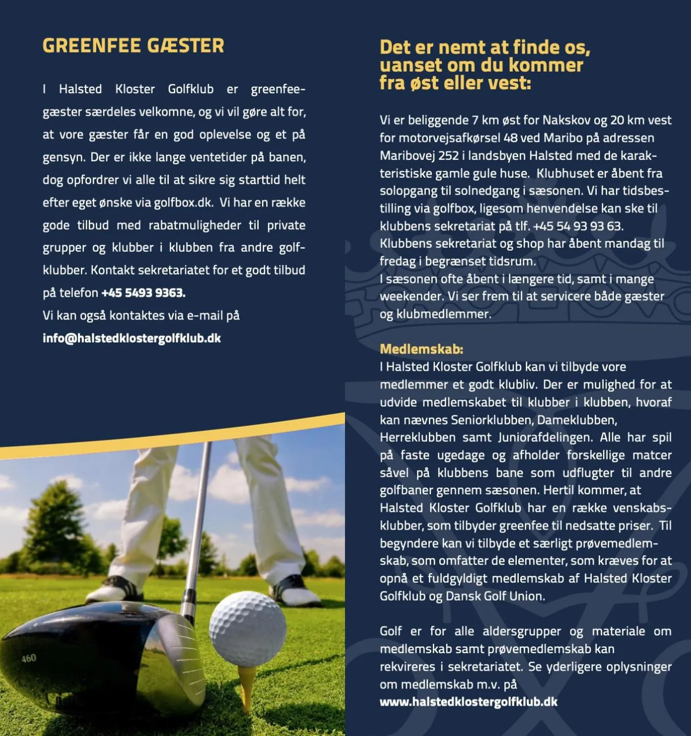 Golfcourse in Hotel Stokkegaarden's BnB & Apartments