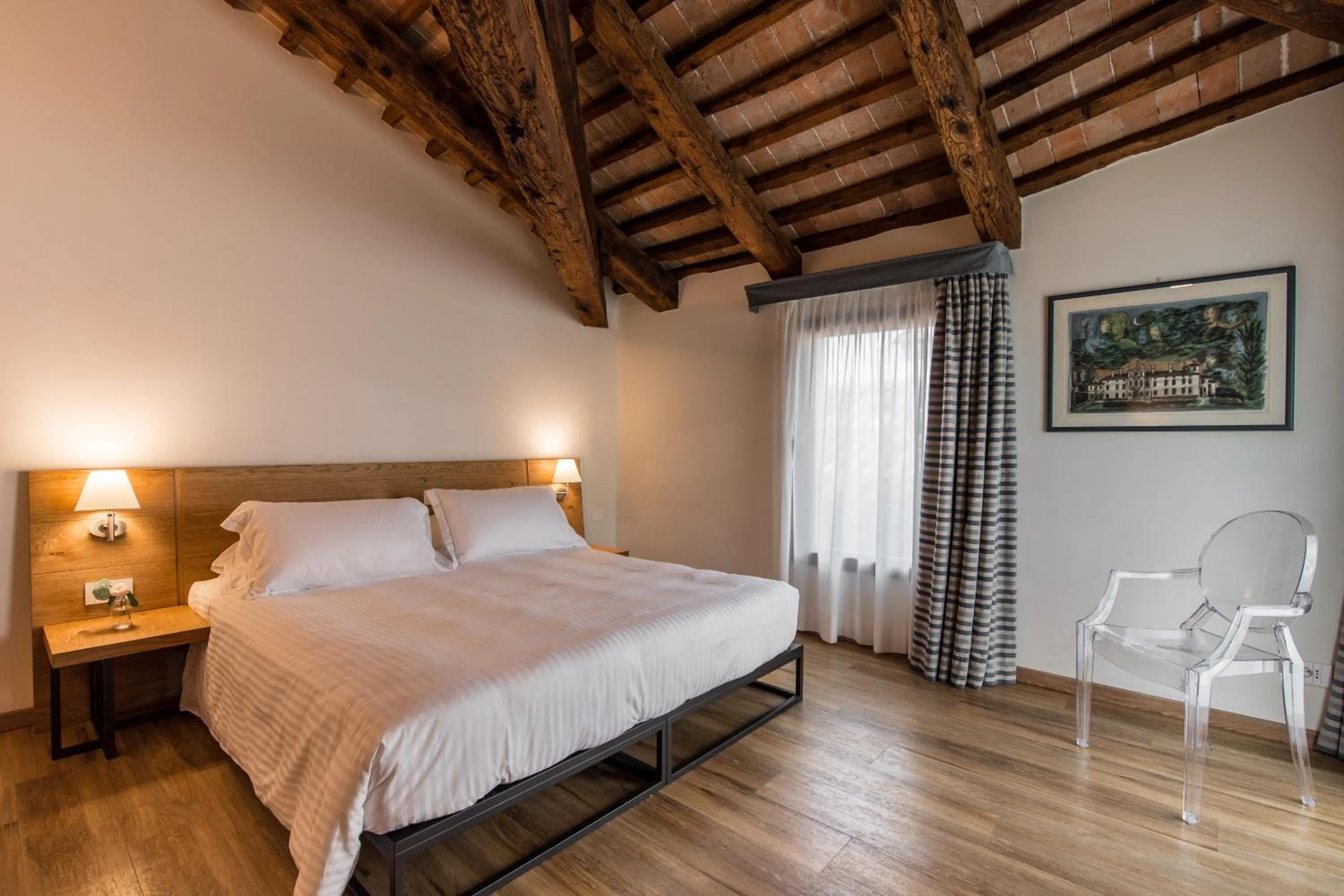 Bedroom, Bed in Hotel Ristorante Magia del Brenta