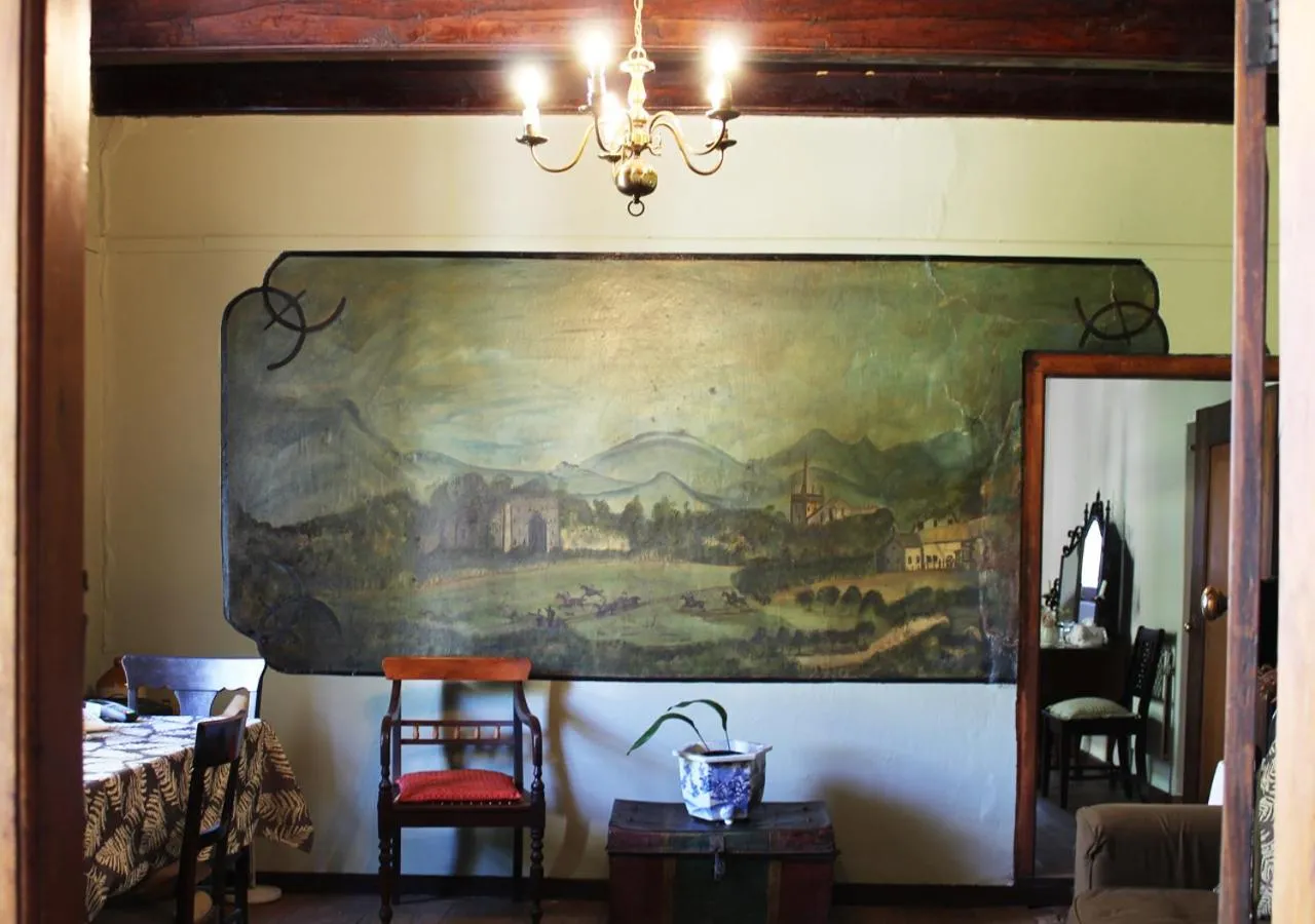 Living room in Moolmanshof 1798, Traditional Cape Dutch H-Shaped Farmhouse