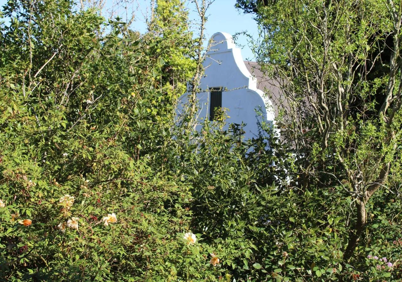 Bird's eye view in Moolmanshof 1798, Traditional Cape Dutch H-Shaped Farmhouse